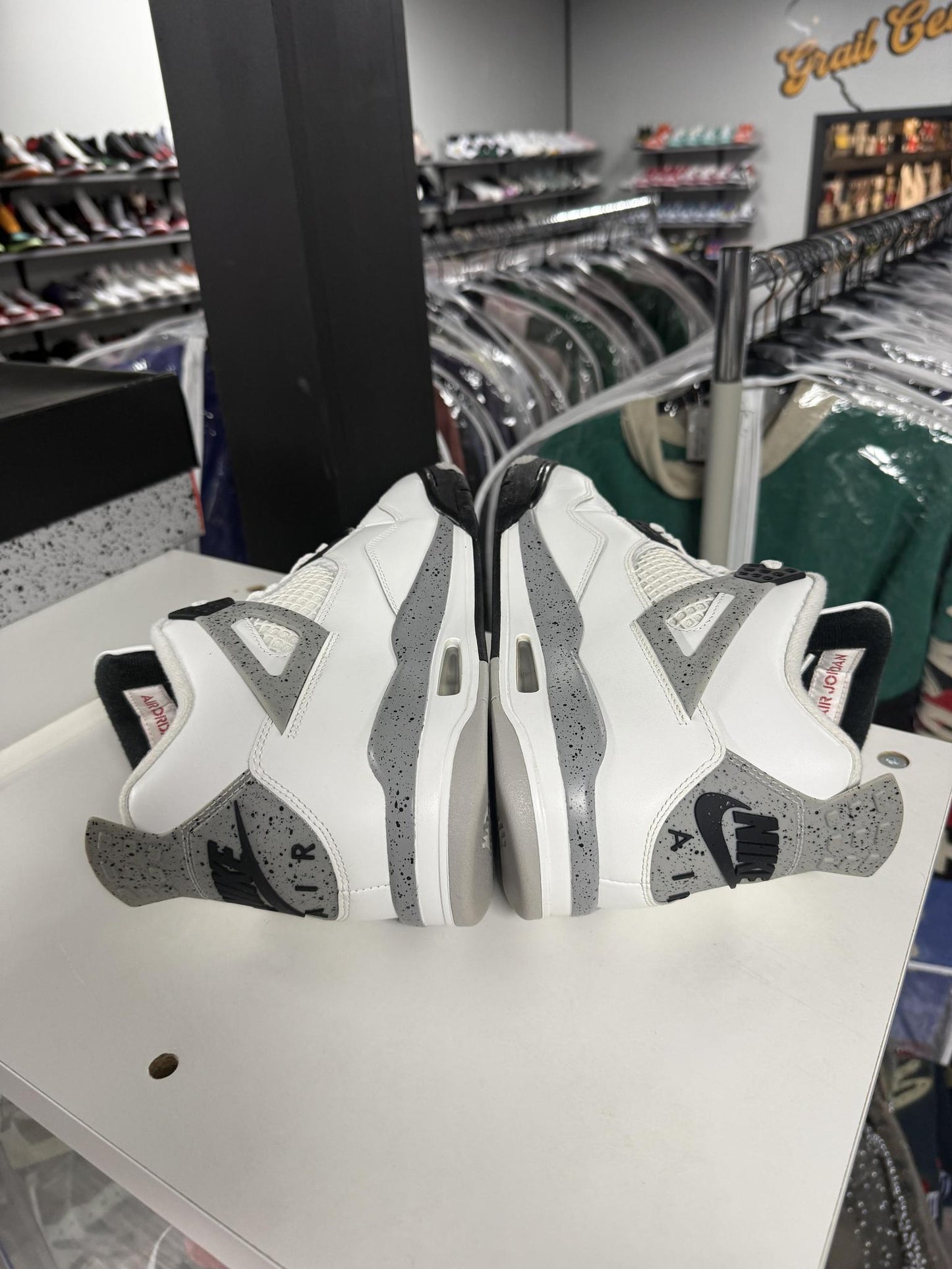 Jordan 4 "White Cement" Used Size 11.5