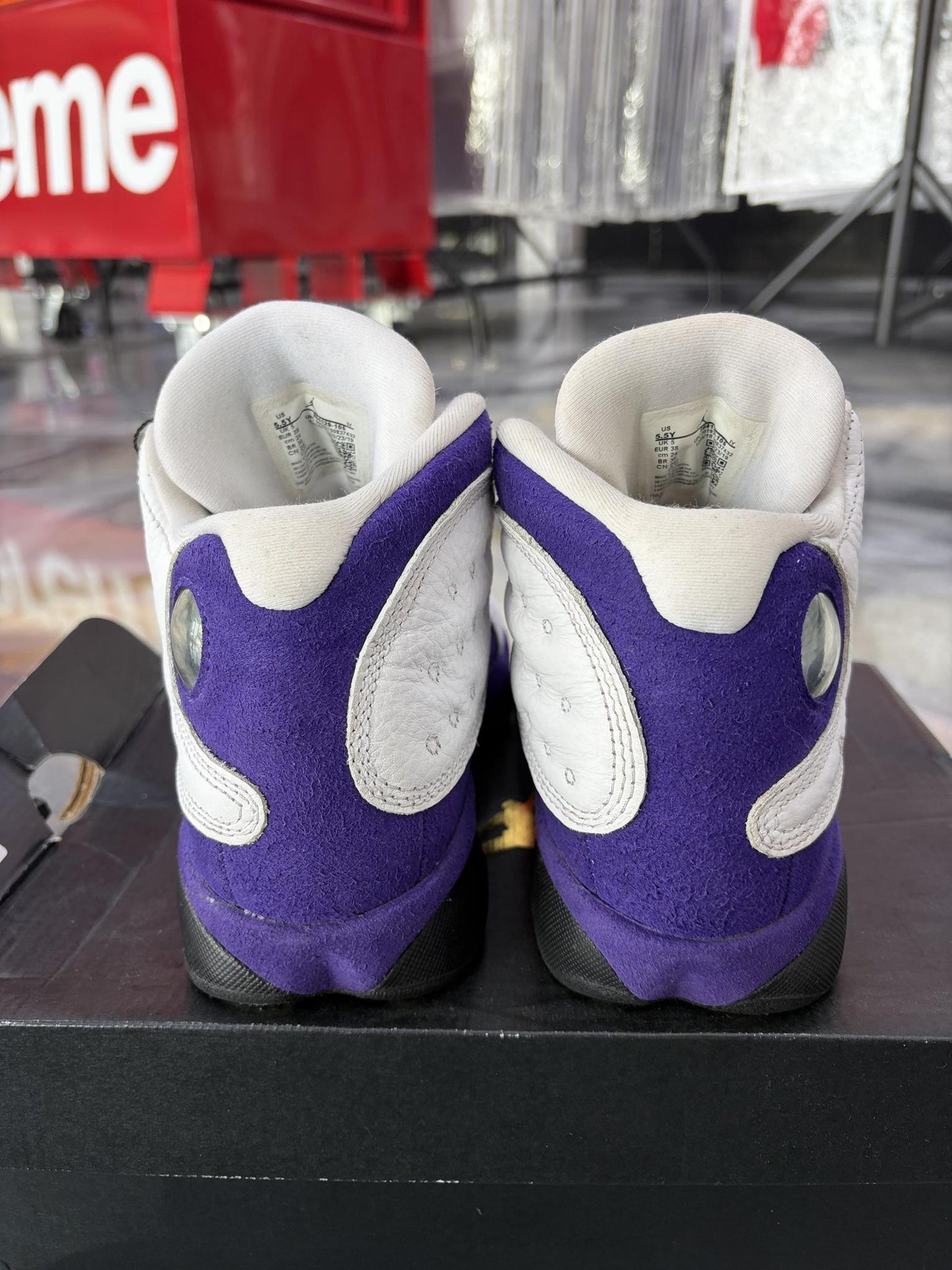 Jordan 13 "Court Purple" Used Size 5.5Y/7W