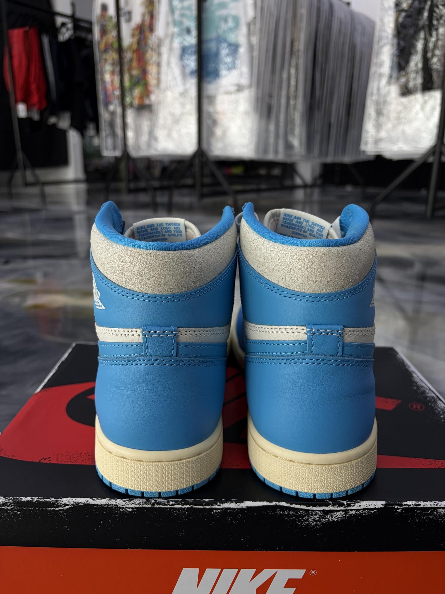 Jordan 1 "UNC Reimagined" Used Size 8