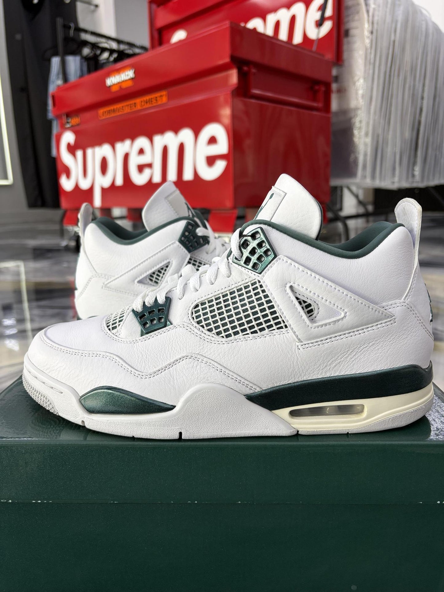 Jordan 4 "Oxidized Green" Used Size 11