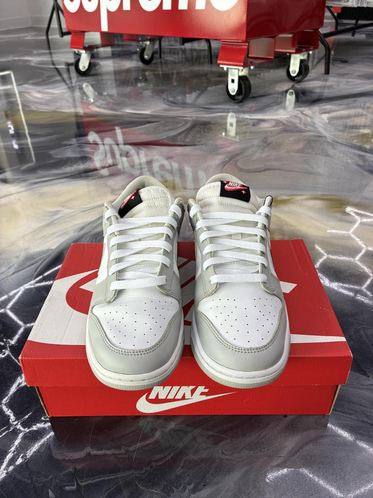 Nike Dunk Low "Lottery Grey" Used Size 9
