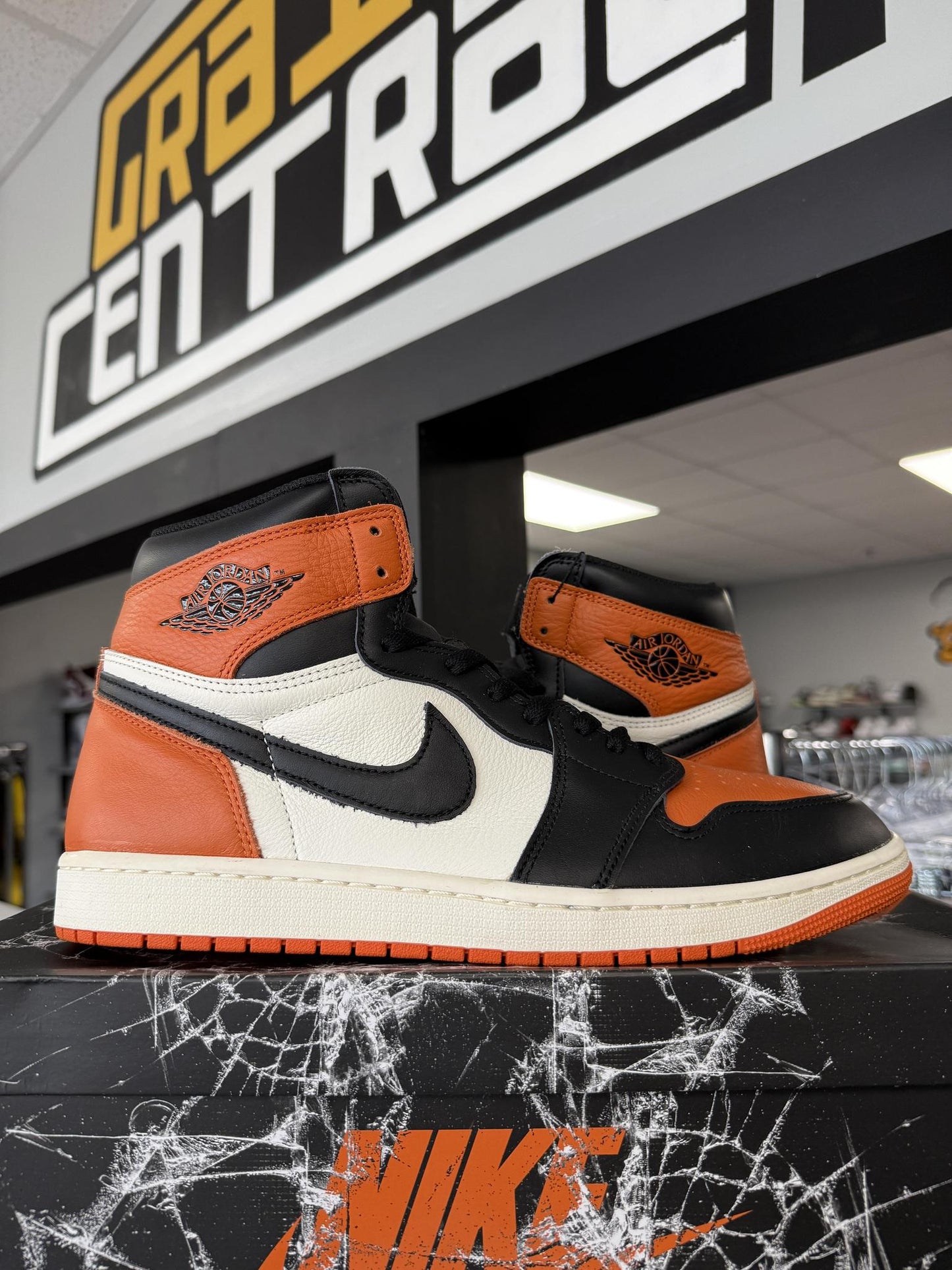Jordan 1 "Shattered Backboard" Used Size 14