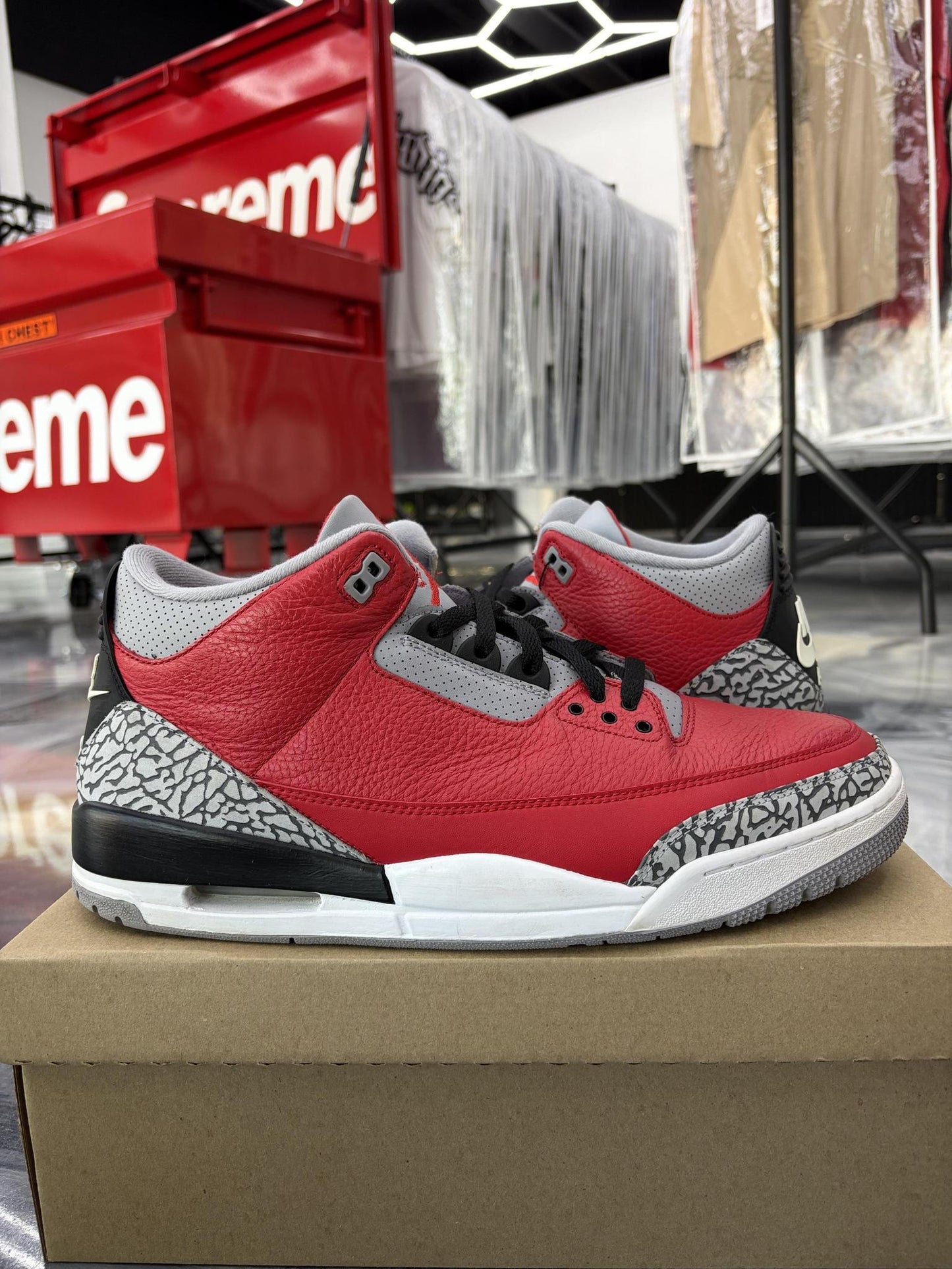 Jordan 3 "Unite" Used Size 14
