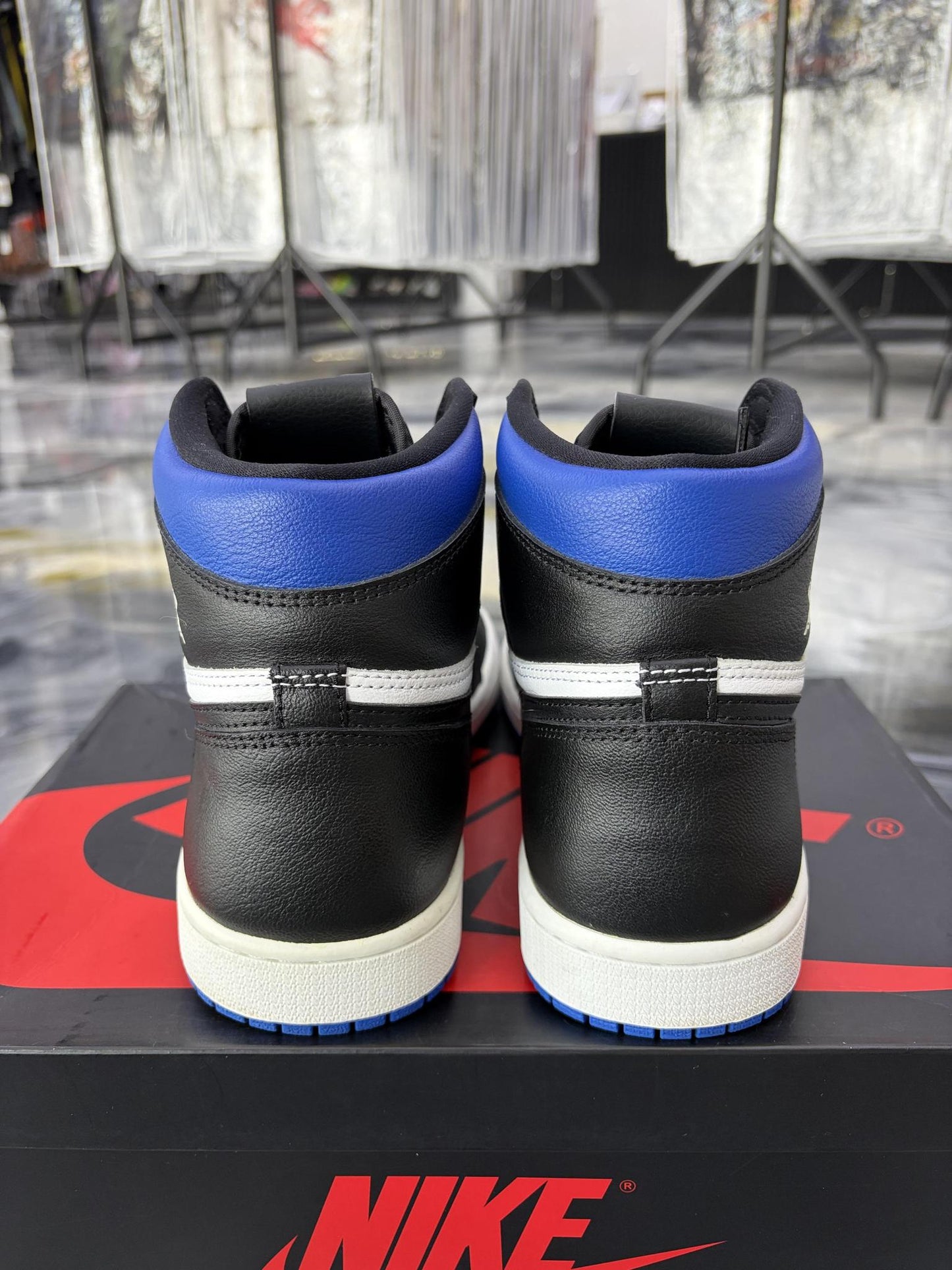 Jordan 1 "Royal Toe" Used Size 10