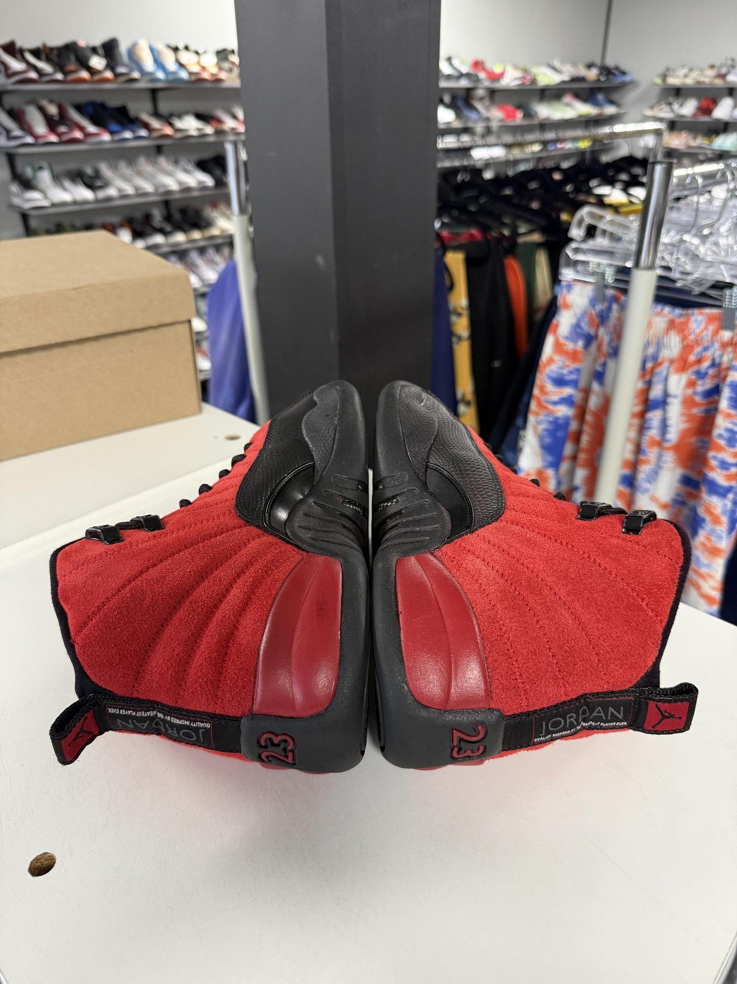 Jordan 12 "Reverse Flu Game" Used Size 7Y/8.5W