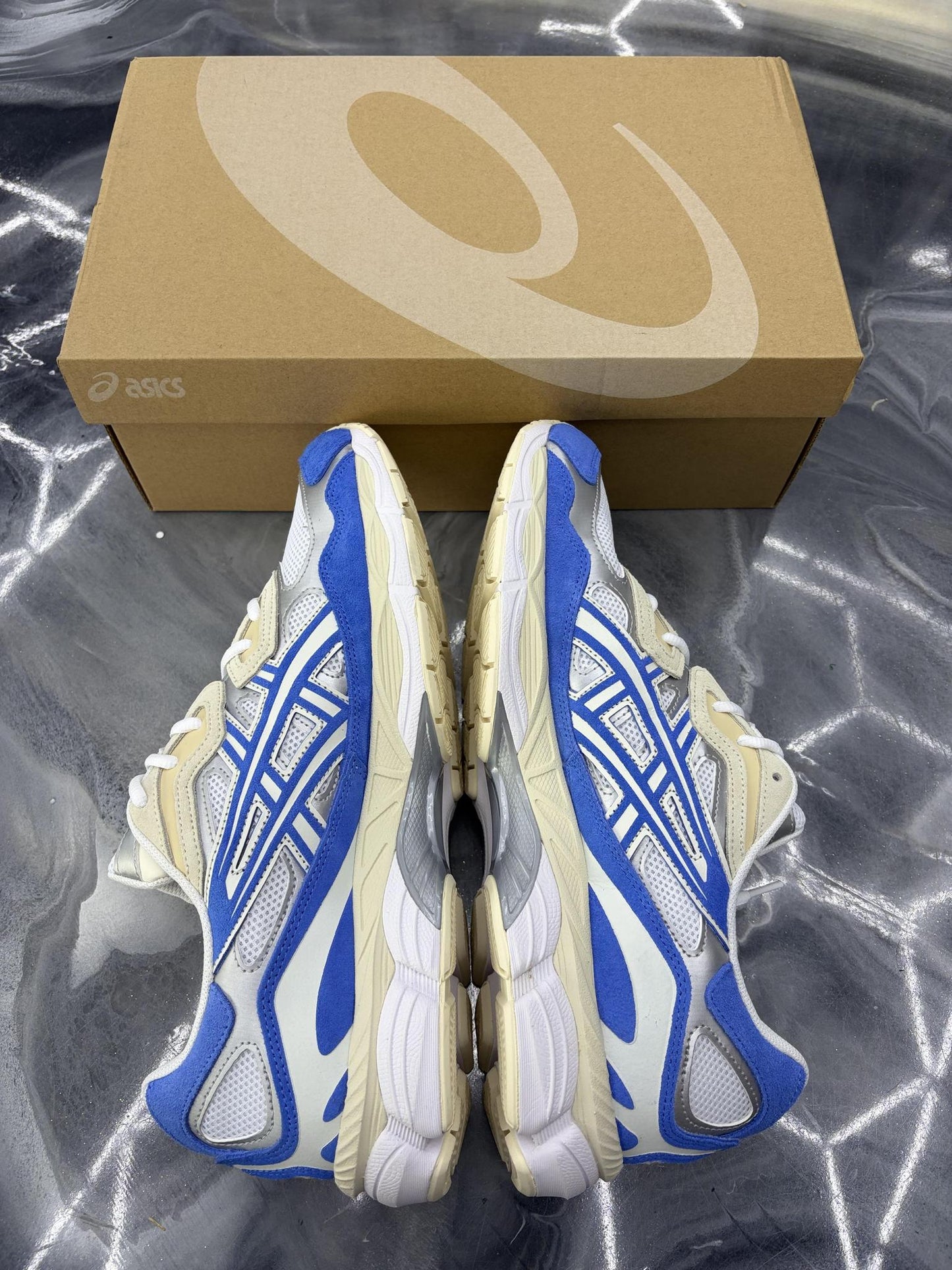 Asic Gel-NYC "White Blue Coast" Size 13