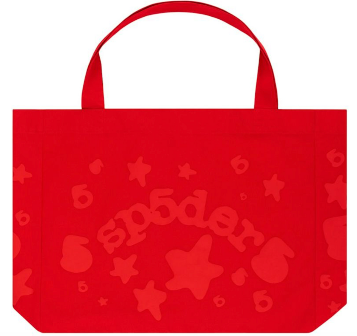 Sp5der Oversized Tote "Red"