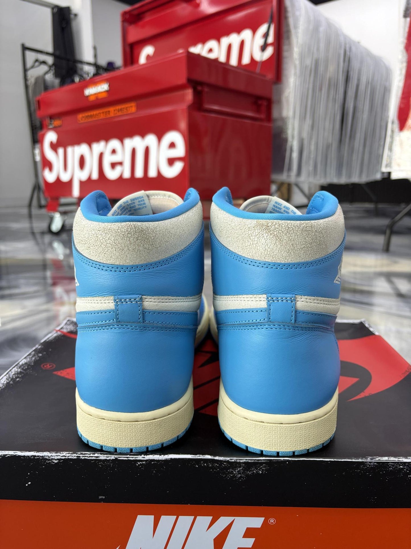 Jordan 1 "Reimagined UNC" Used Size 15