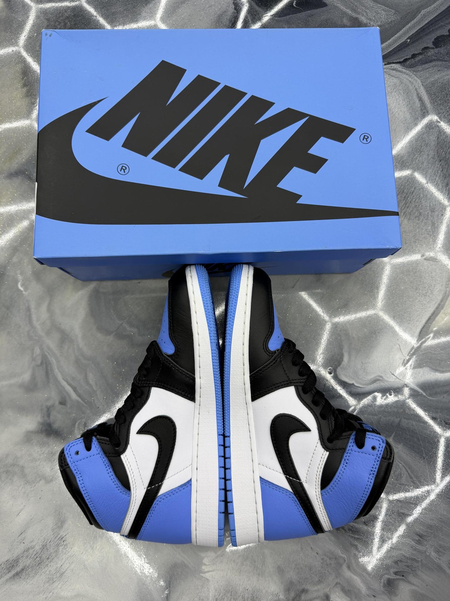 Jordan 1 UNC Toe Used Size 5.5Y/7W