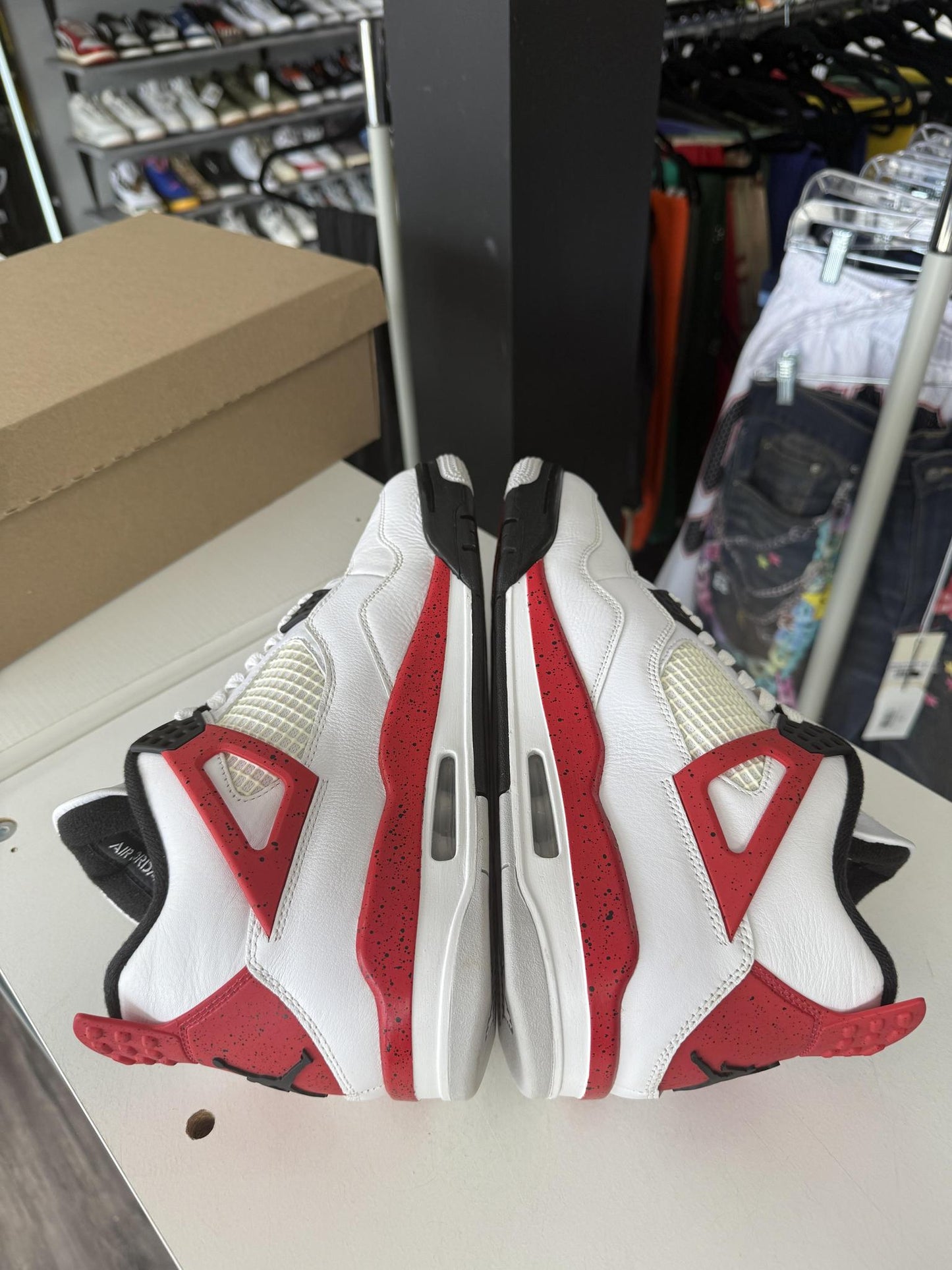 Jordan 4 "Red Cement" Used Size 11