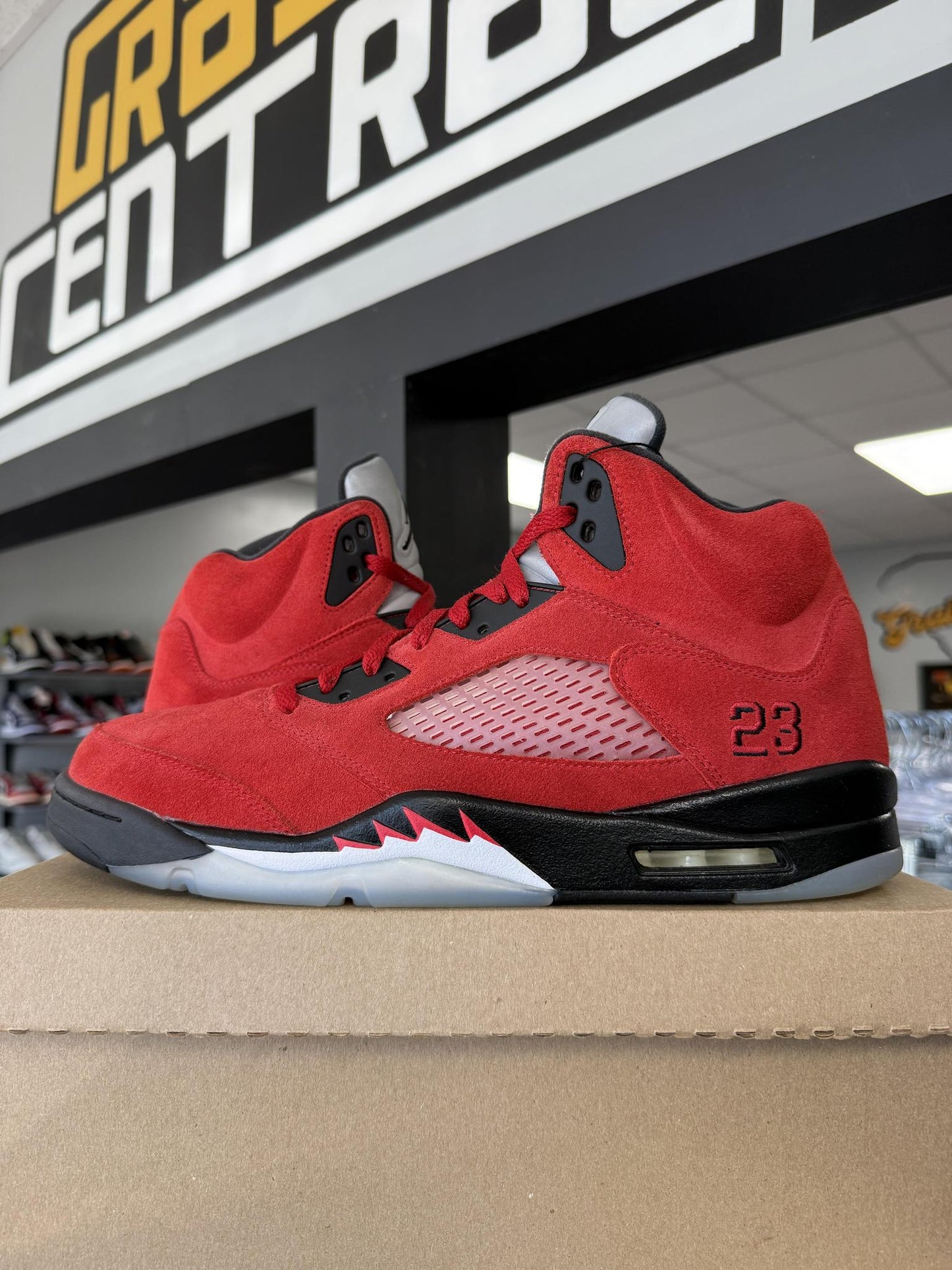 Jordan 5 "Raging Bull" Used Size 14