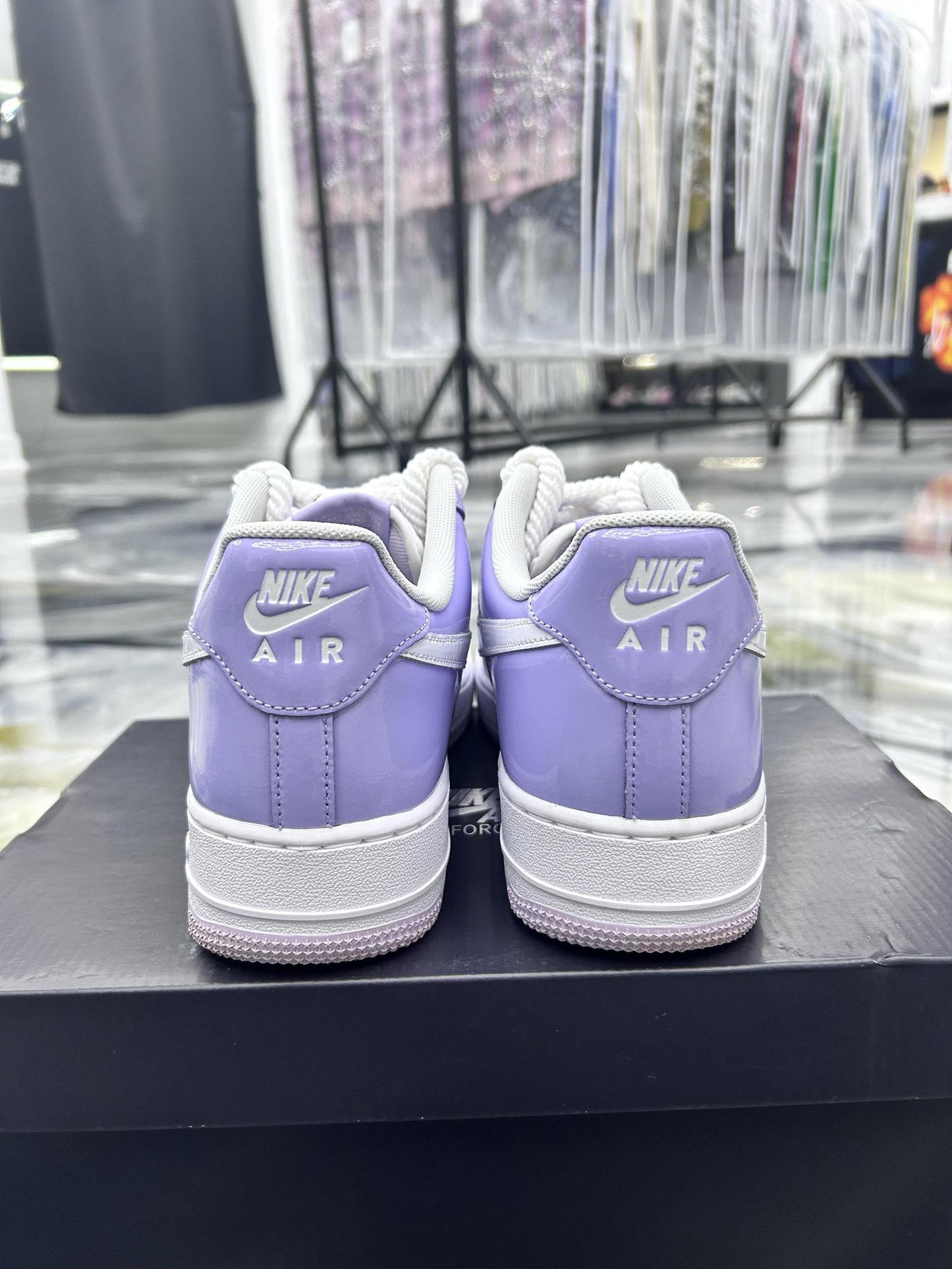Nike Air Force 1 "Hydrangeas Patent" Used Size 10