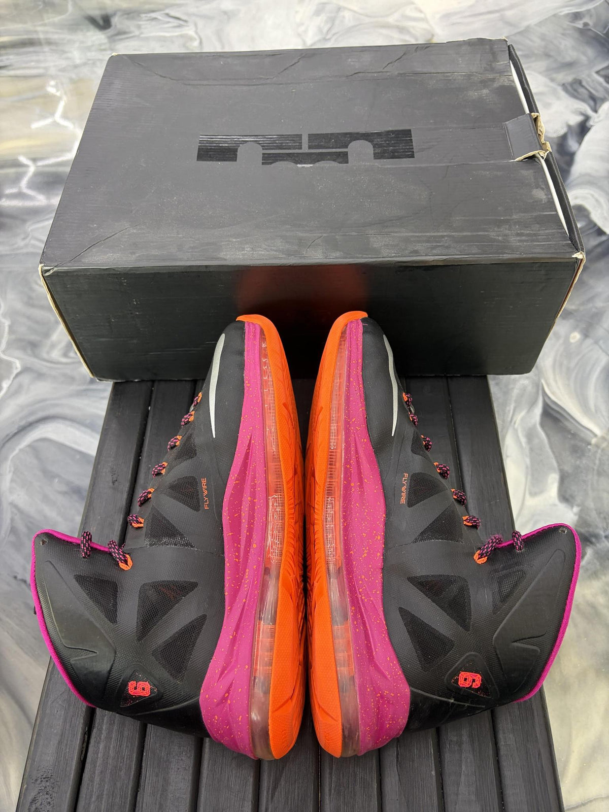 Nike Lebron X "Floridian" Used Size 9.5