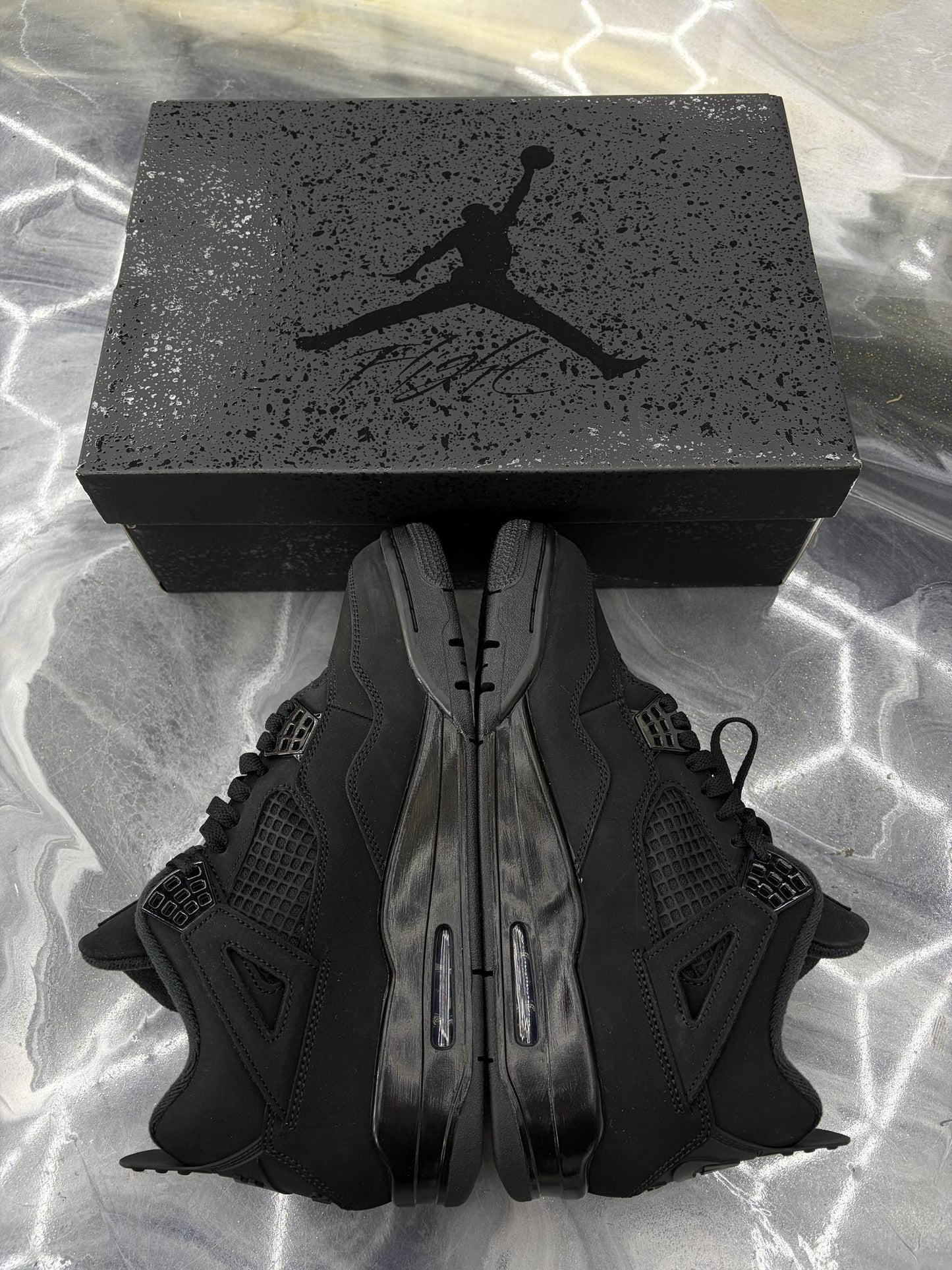 Jordan 4 "Black Cat" Used Size 9.5