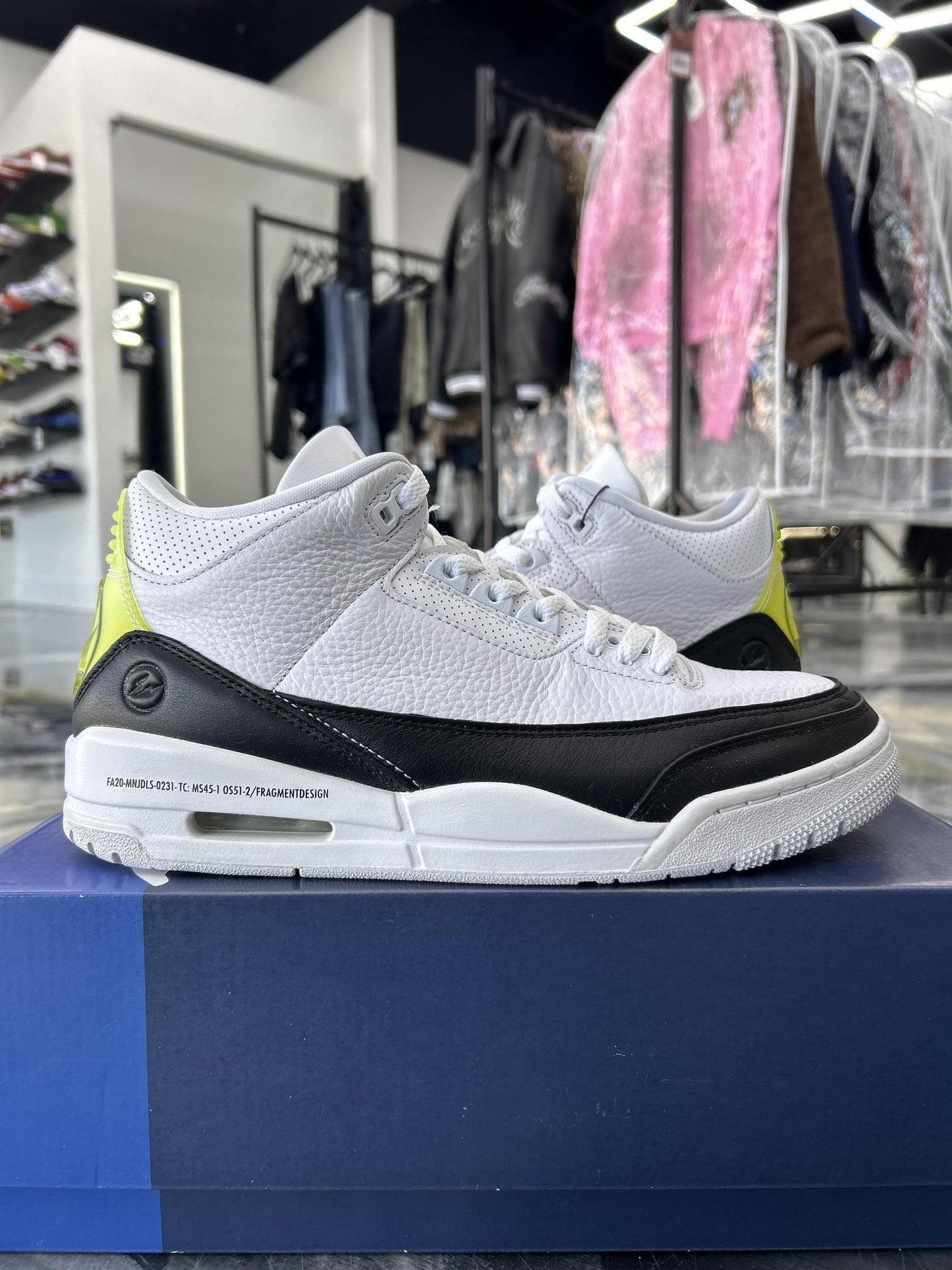 Jordan 3 "Fragment" Used Size 10