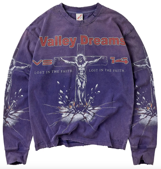Vale Concrete Cross Long Sleeve "Purple"