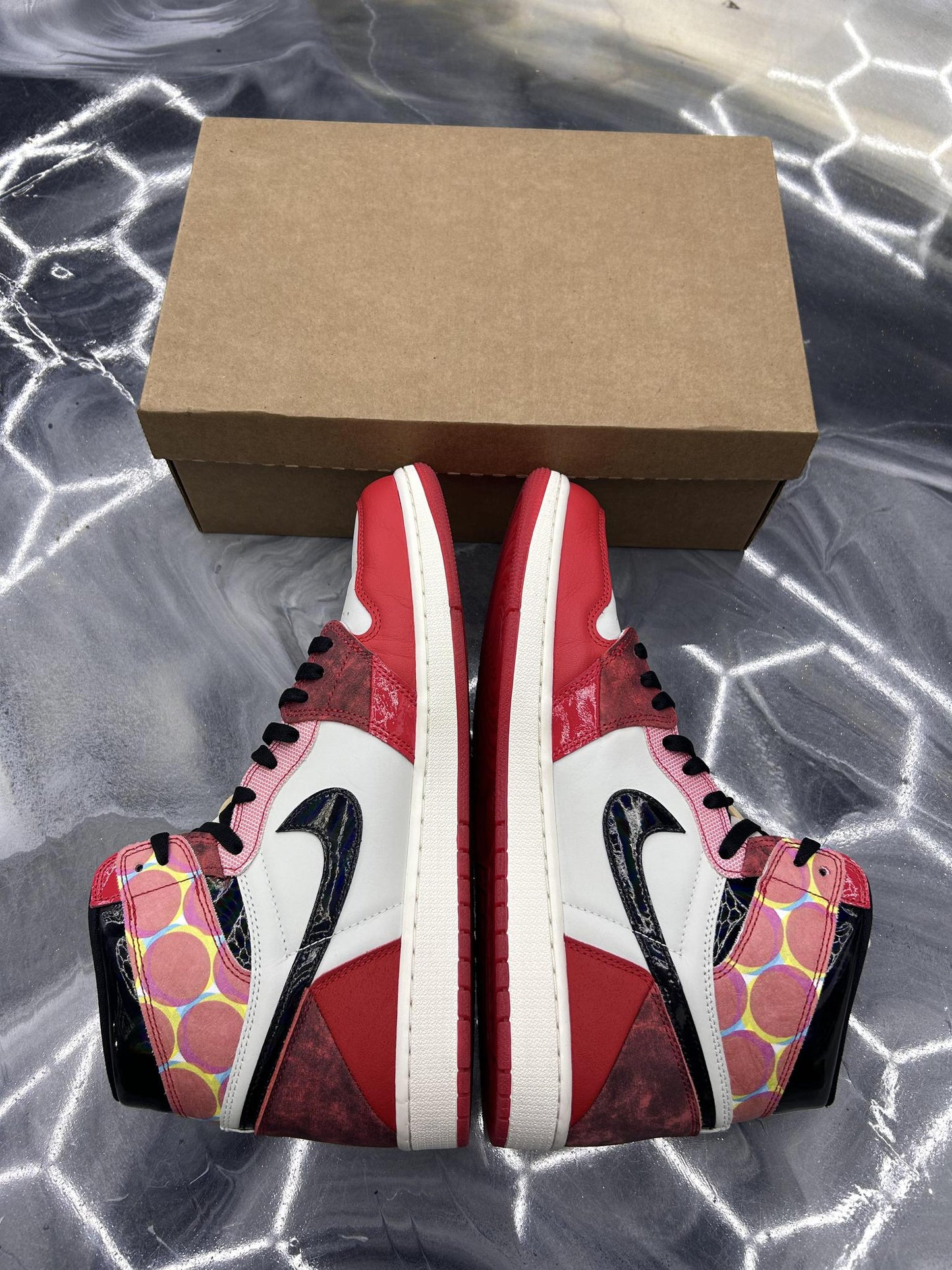 Jordan 1 "Across The Spiderverse" Used Size 14