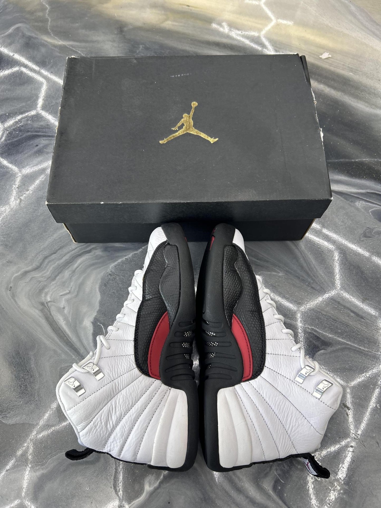 Jordan 12 "Red Taxi" Used Size 6Y/7.5W