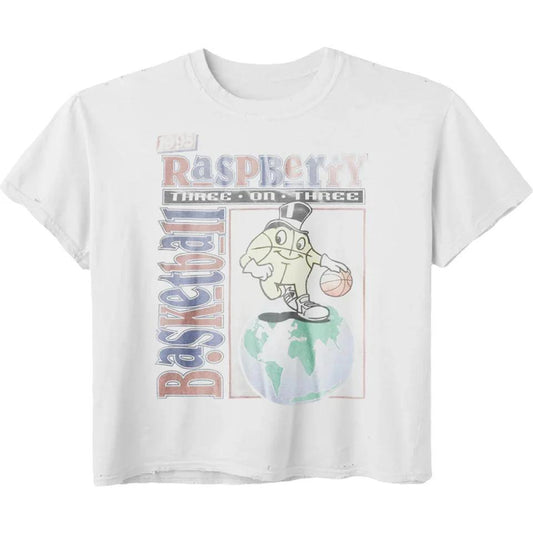 GV Gallery Raspberry Hills Tee "Three On Three White"
