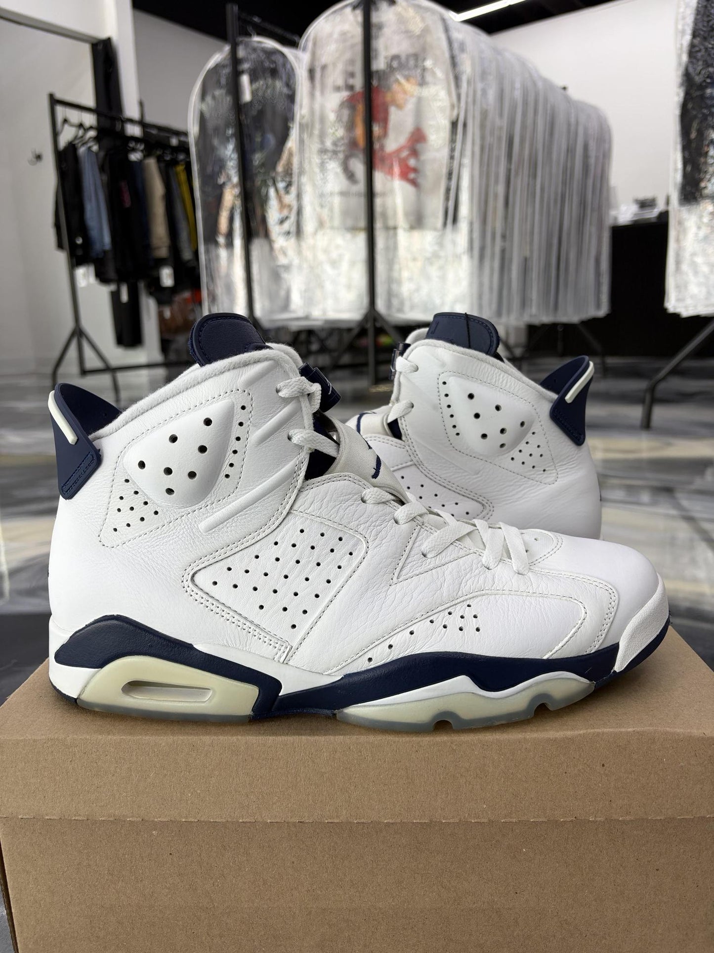 Jordan 6 "Midnight Navy" Used Size 12