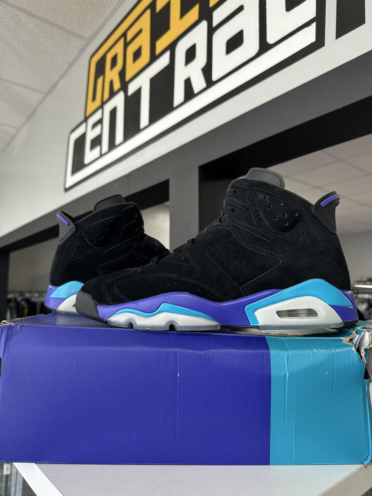 Jordan 6 Aqua Used