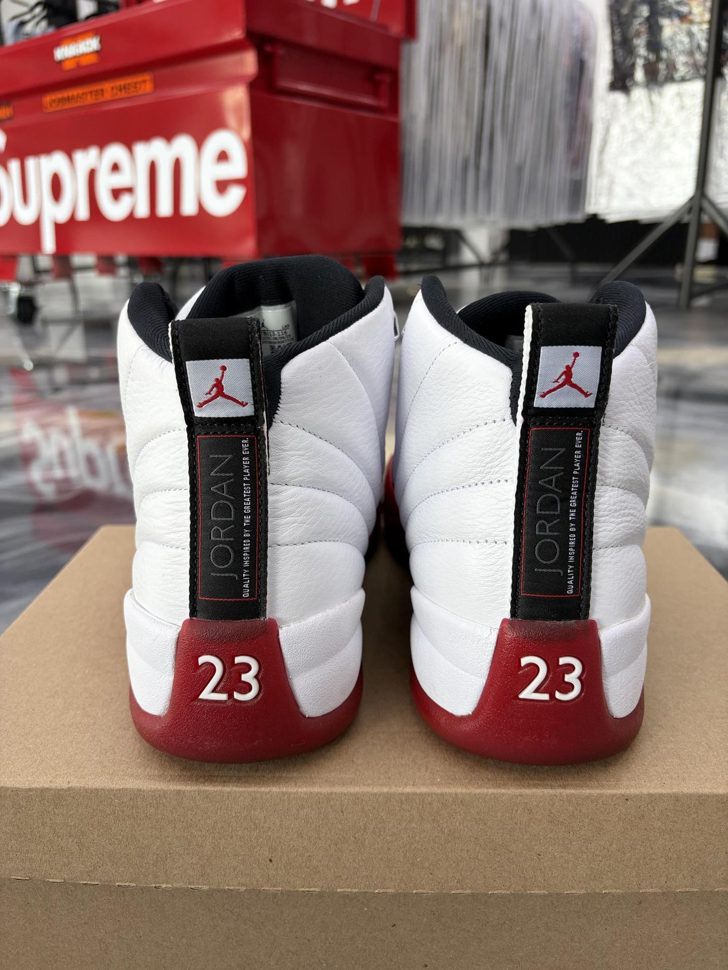 Jordan 12 "Cherry" Used Size 10.5