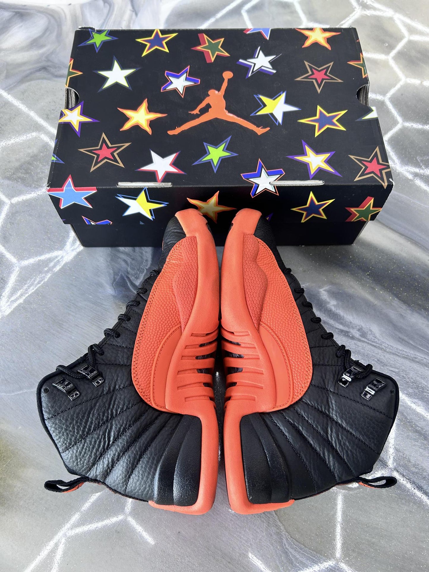 Jordan 12 "Brilliant Orange" Used Size 6Y/7.5W