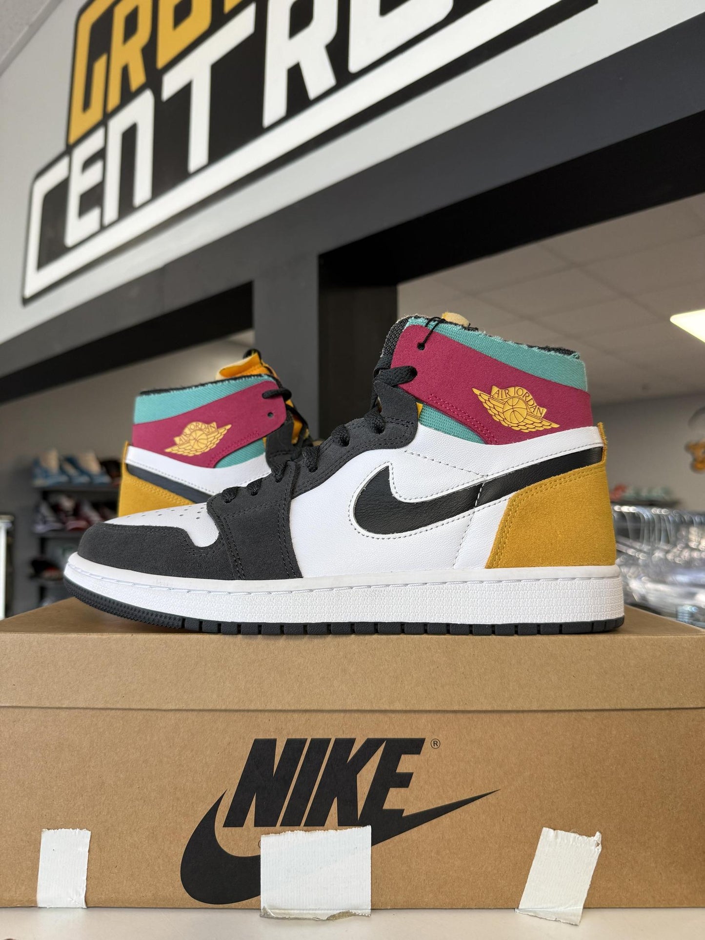 Jordan 1 Zoom "Multi Color" Used Size 8.5