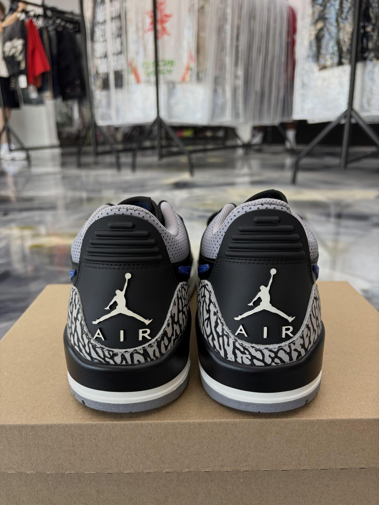 Jordan Legacy 312 "Black Blue" Used Size 10.5