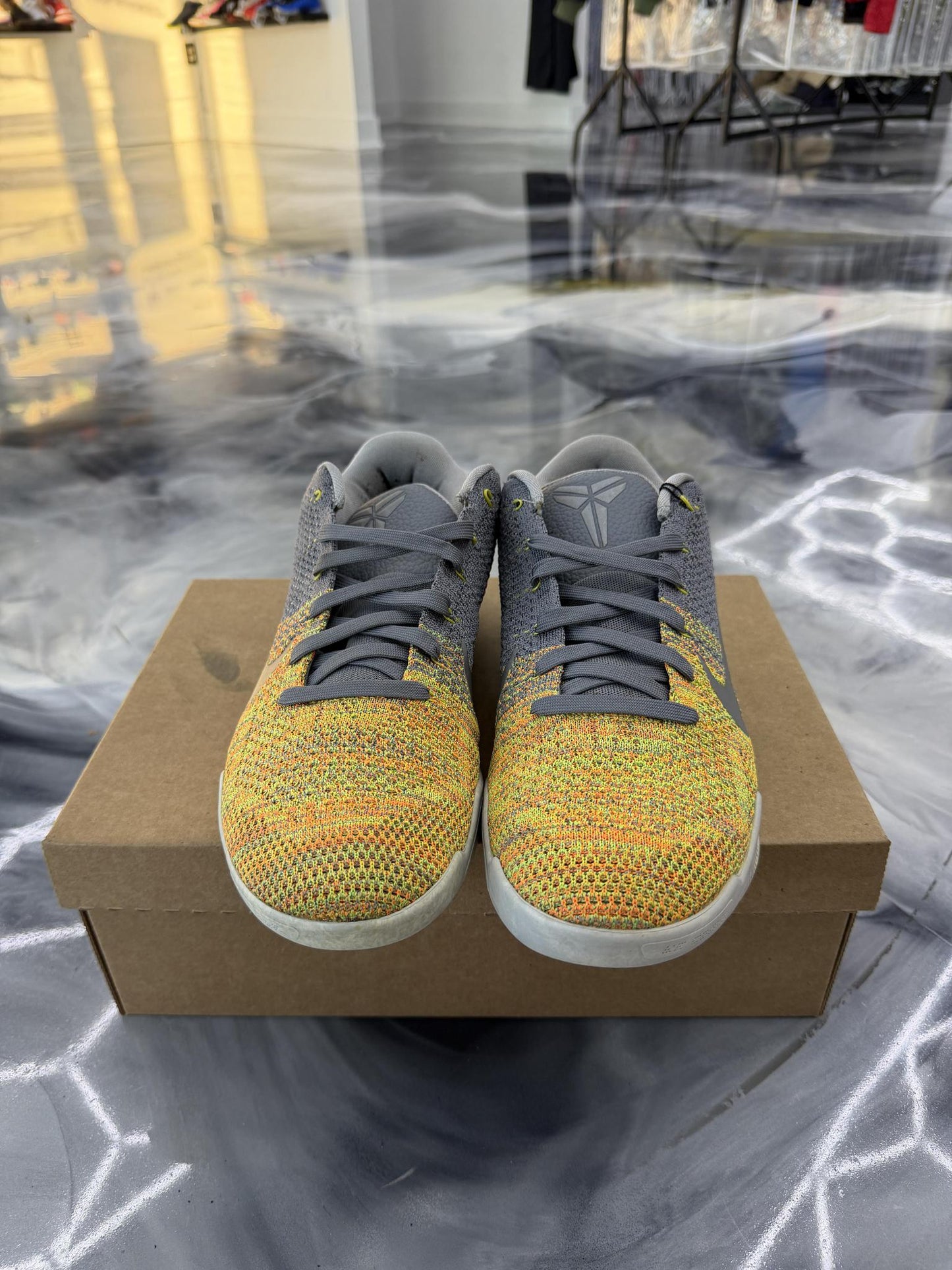Nike Kobe 11 "Yellow Grey" Used Size 11