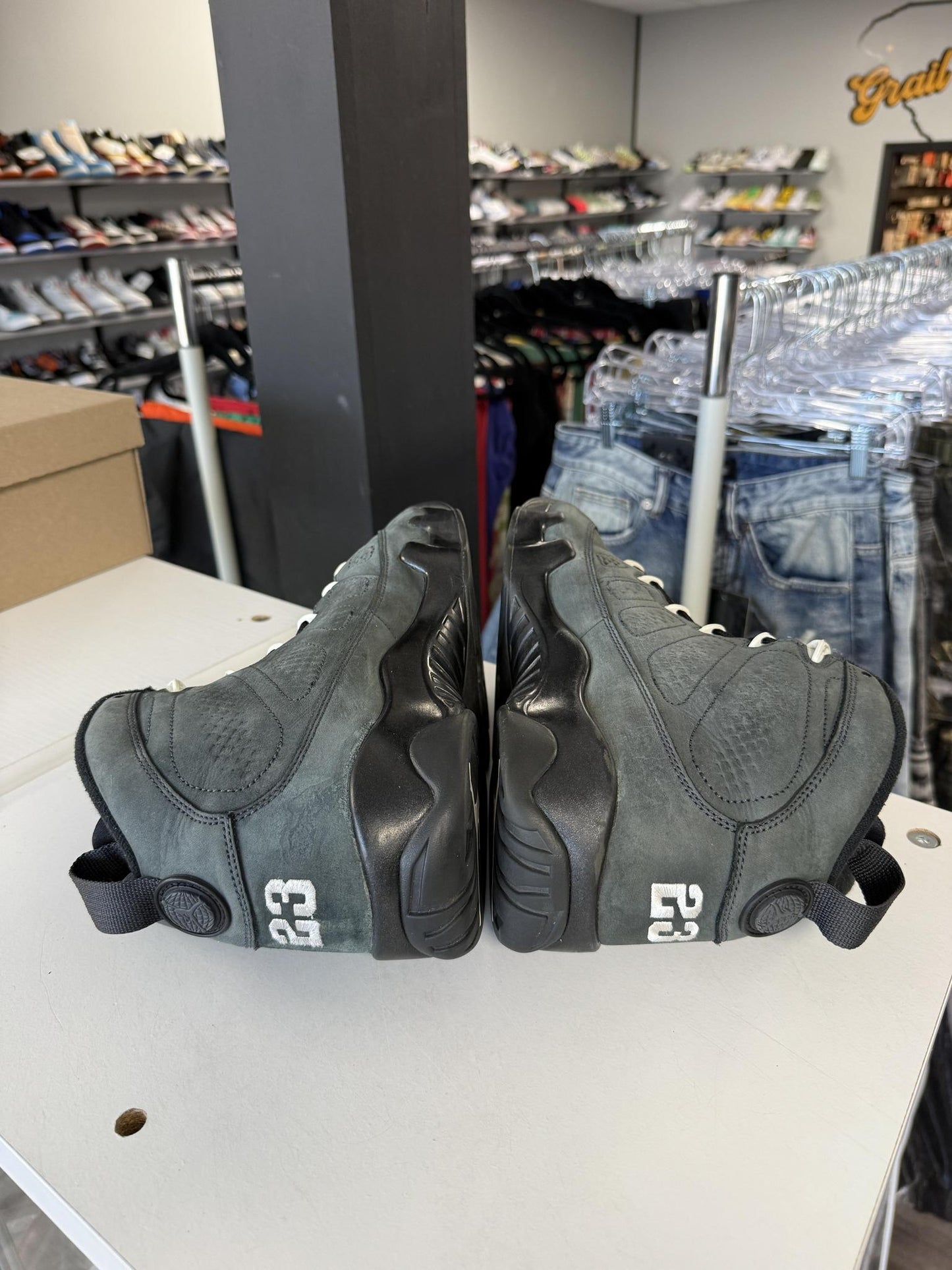 Jordan 9 "Anthracite" Used Size 11.5