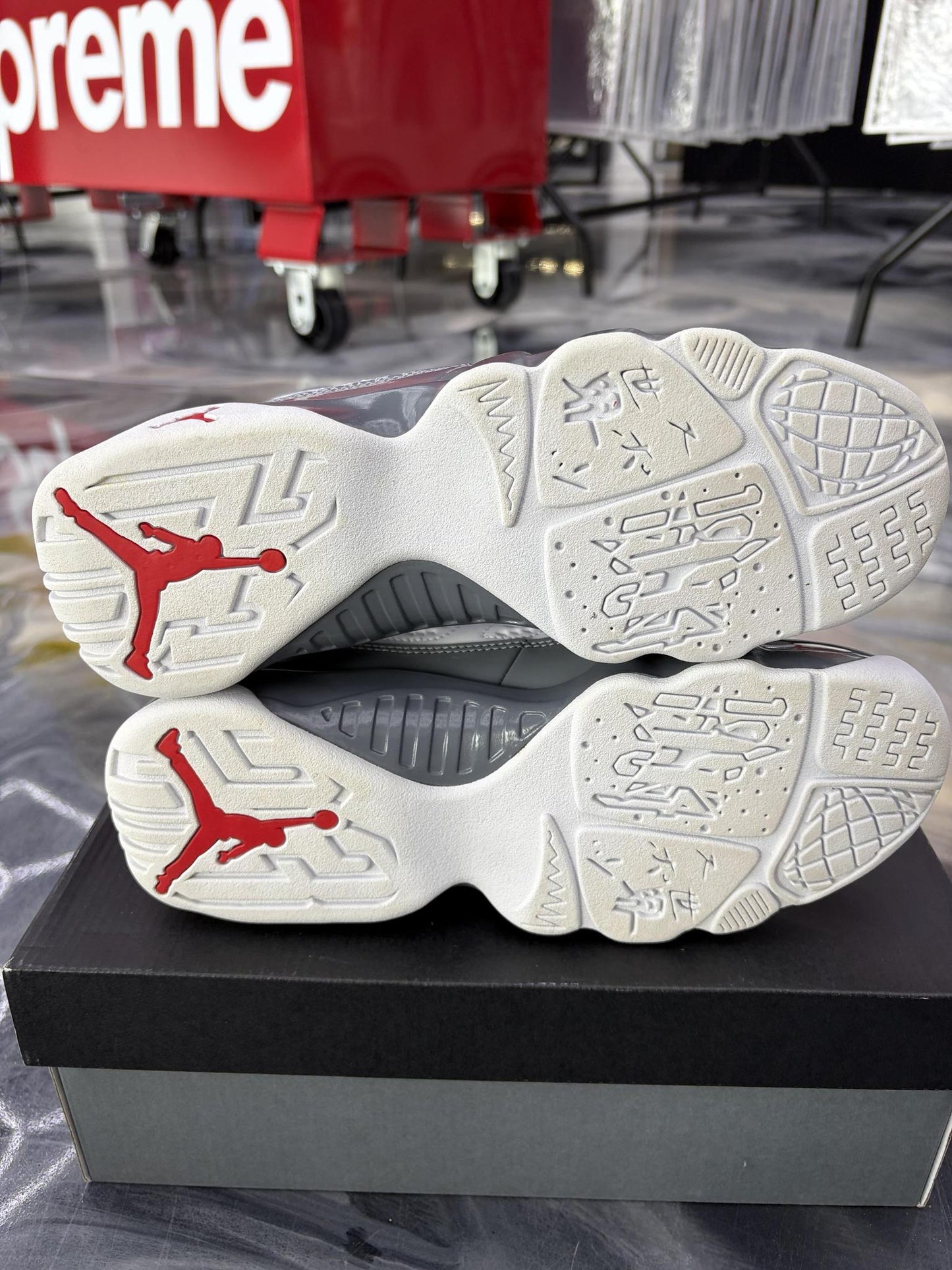 Jordan 9 "Fire Red" Used Size 7Y/8.5W