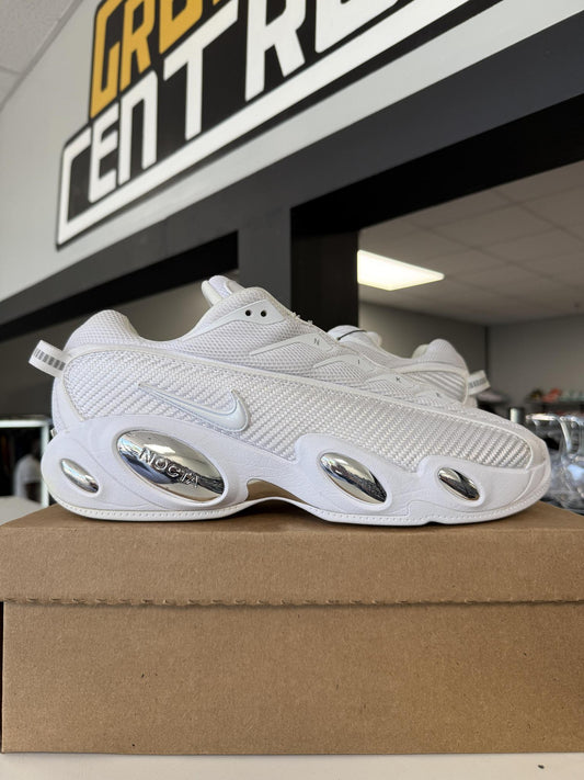 Nike NOCTA Glide "White Chrome" Used Size 14