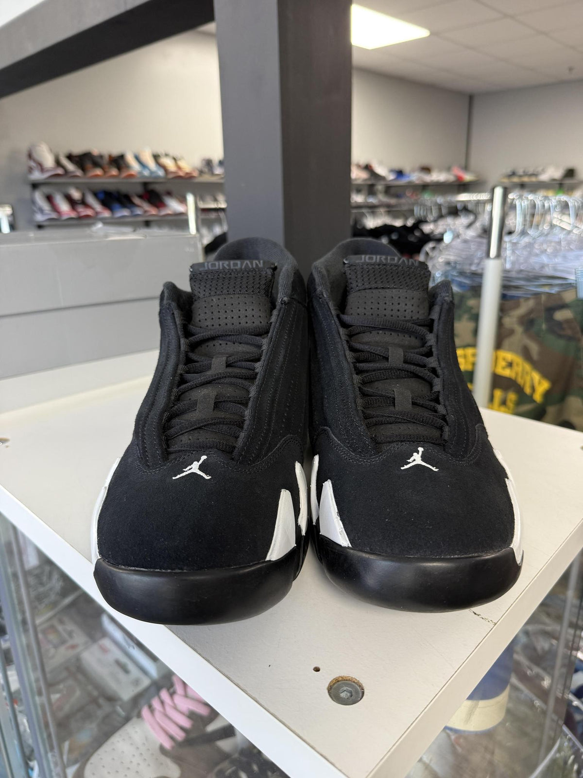 Jordan 14 "Black White" Used Size 13