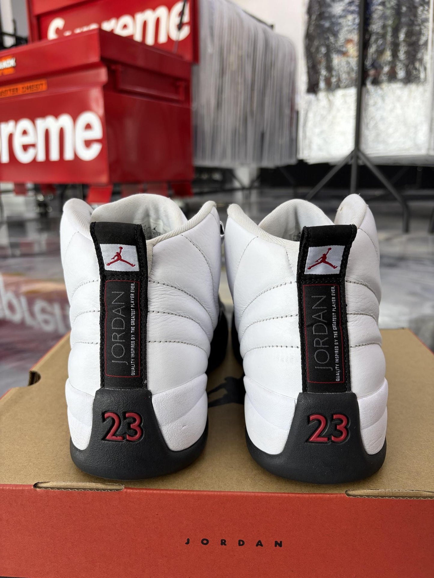 Jordan 12 "Taxi Flip" Used Size 9.5