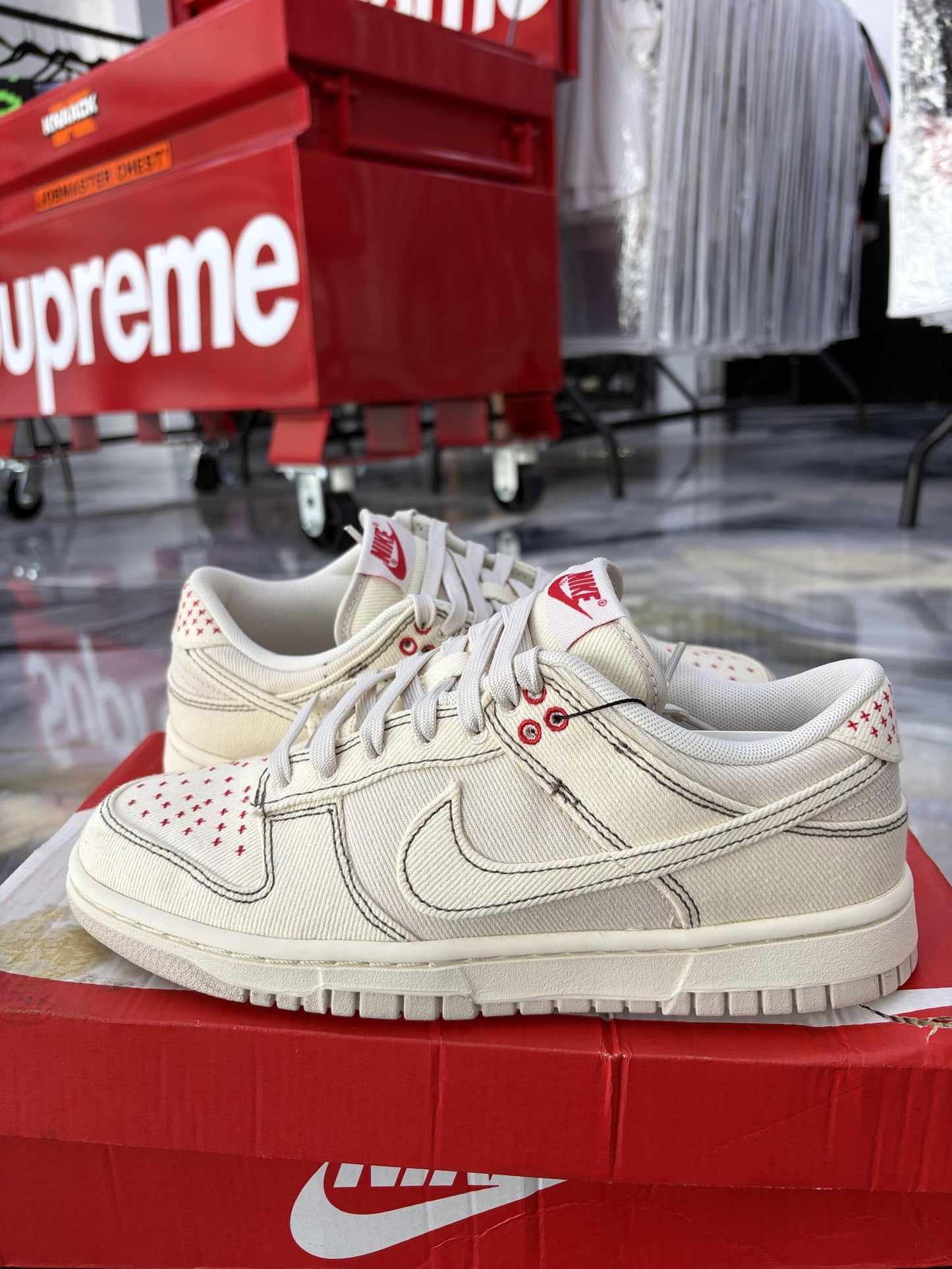 Nike Dunk "Sashiko Orewood" Used Size 7Y/8.5W
