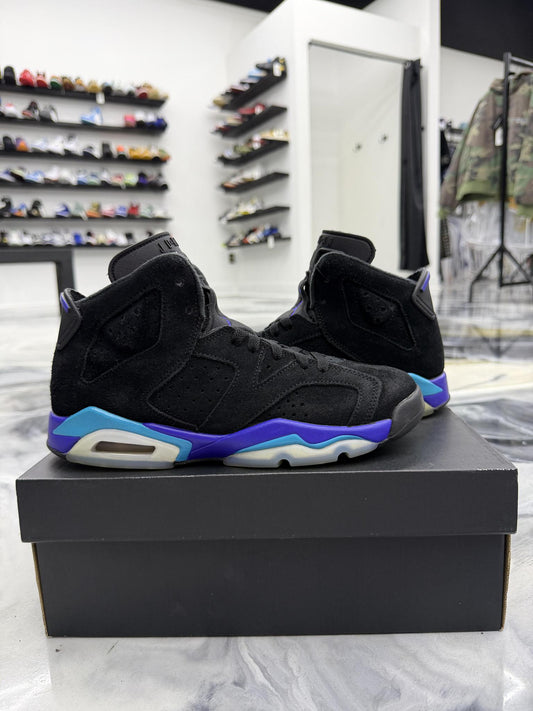 Jordan 6 "Aqua" Used Size 7Y/8.5W
