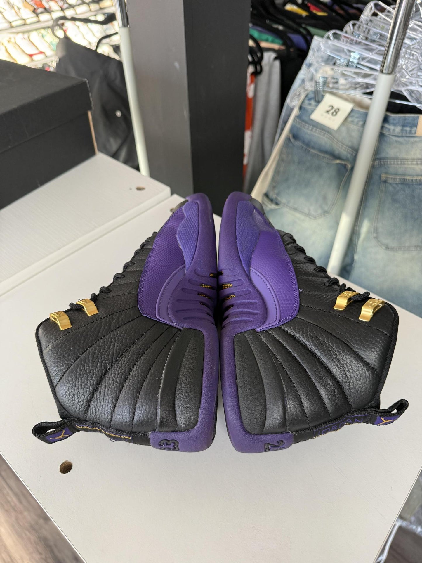 Jordan 12 Field Purple Used Size 6Y/7.5W