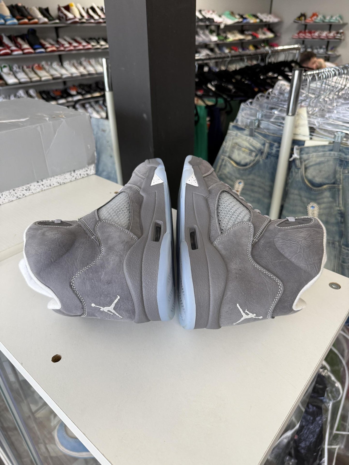Jordan 5 "Wolf Grey" Used Size 12