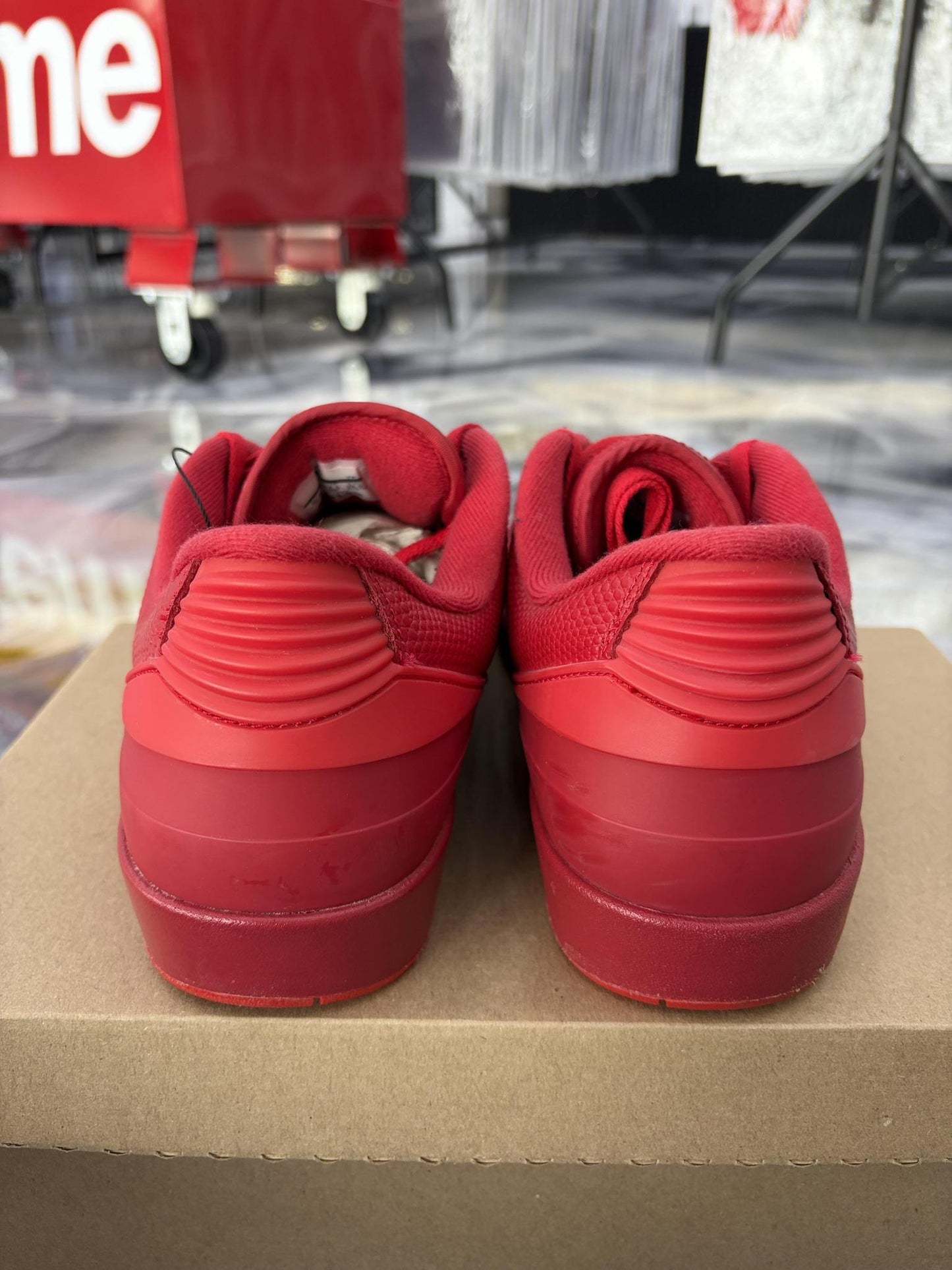 Jordan 2 Retro Low "Gym Red" Used Size 10.5