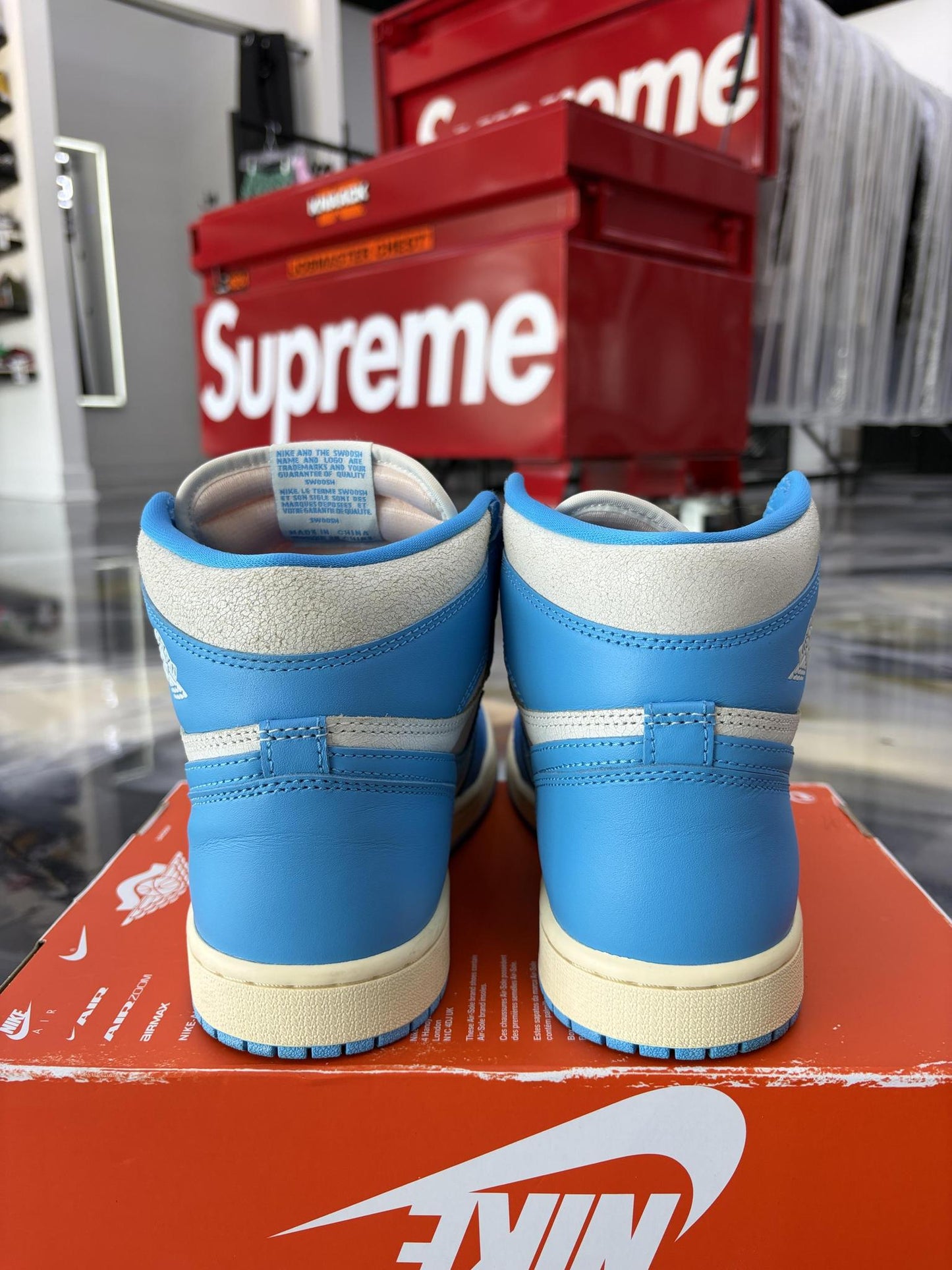 Jordan 1 High "UNC Reimagined" Used Size 8