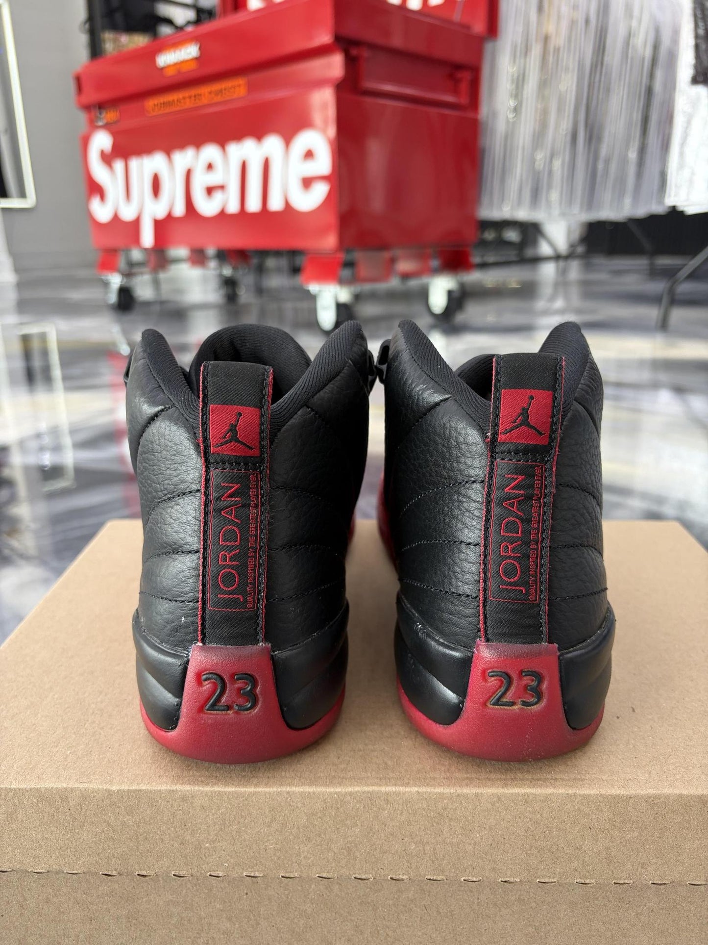 Jordan 12 "Flu Games" Used Size 6.5Y/8W