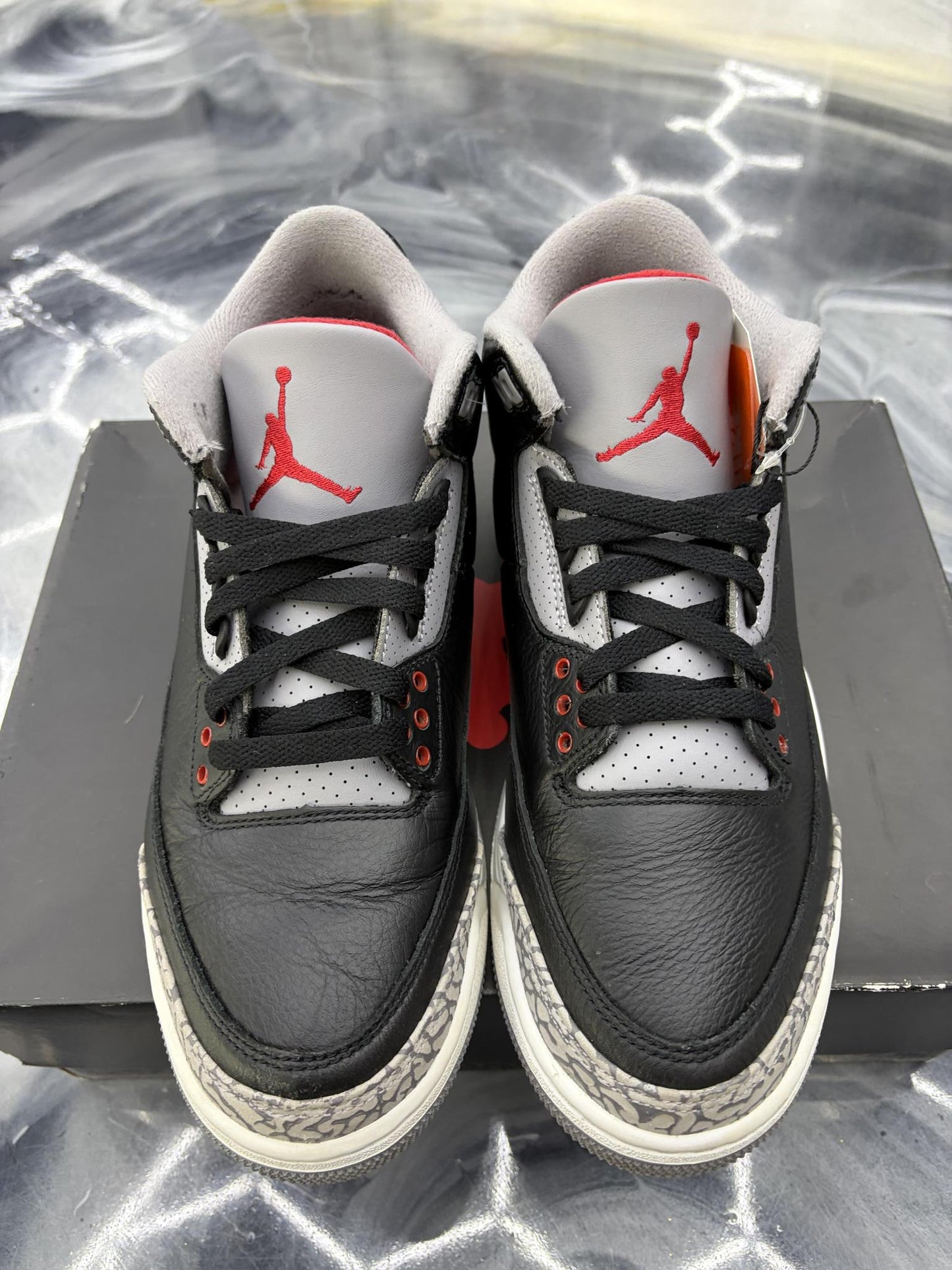 Jordan 3 "Black Cement" Used Size 8.5