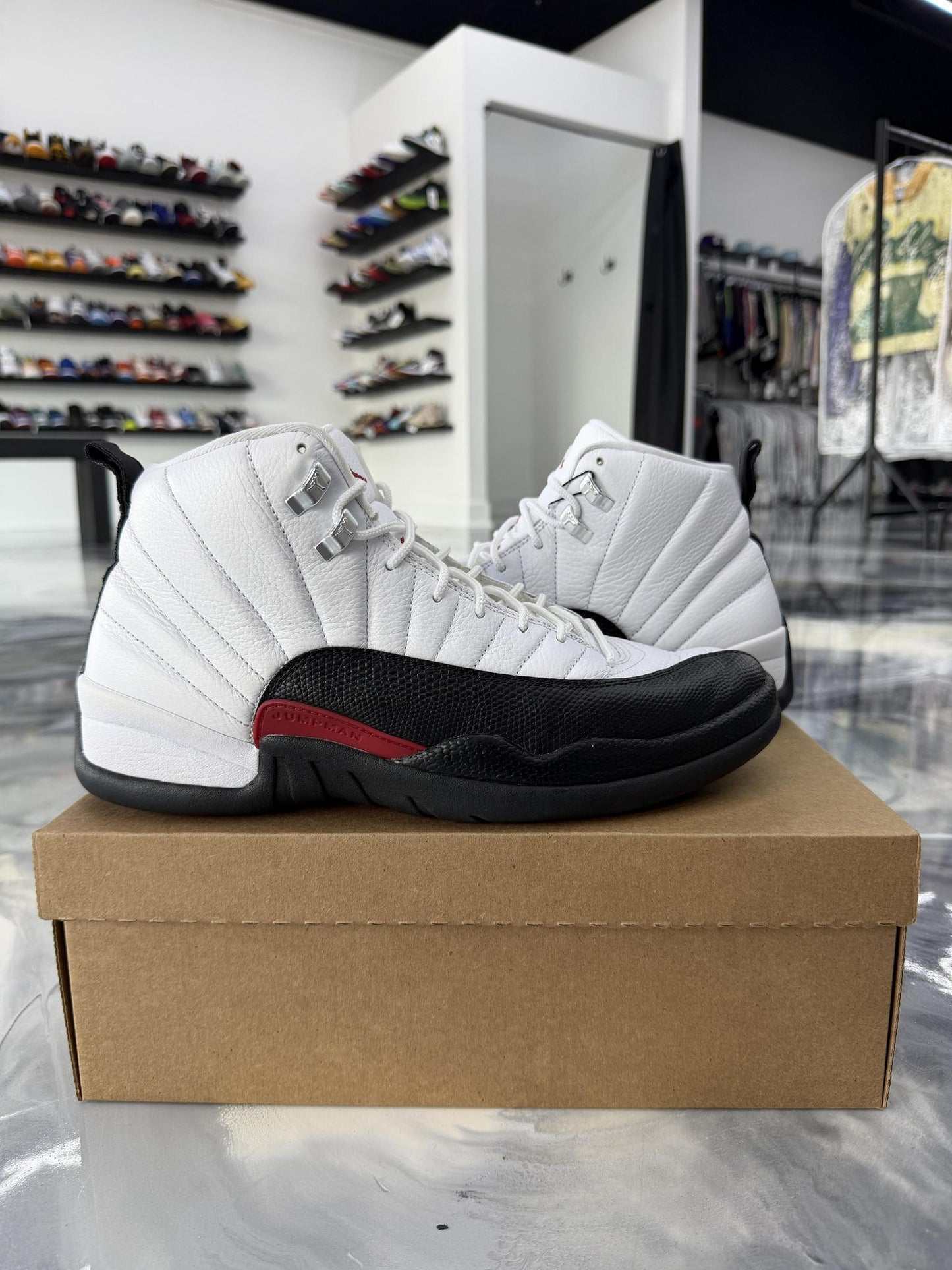 Jordan 12 "Red Taxi" Used Size 12