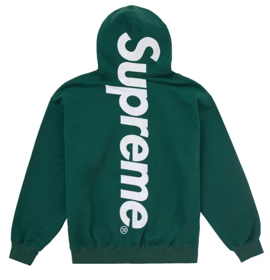 Supreme Satin Appliqué Hoodie "Forest Green"