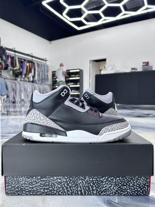 Jordan 3 "Black Cement" Used Size 8.5