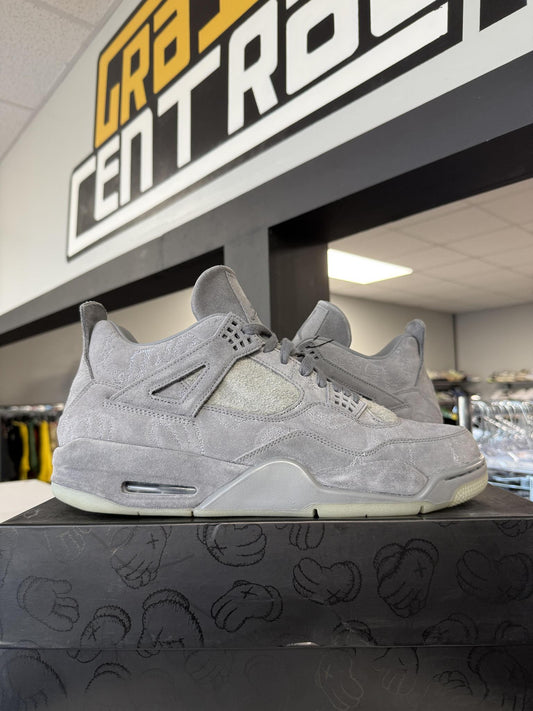 Jordan 4 x Kaws "Grey" Used Size 14
