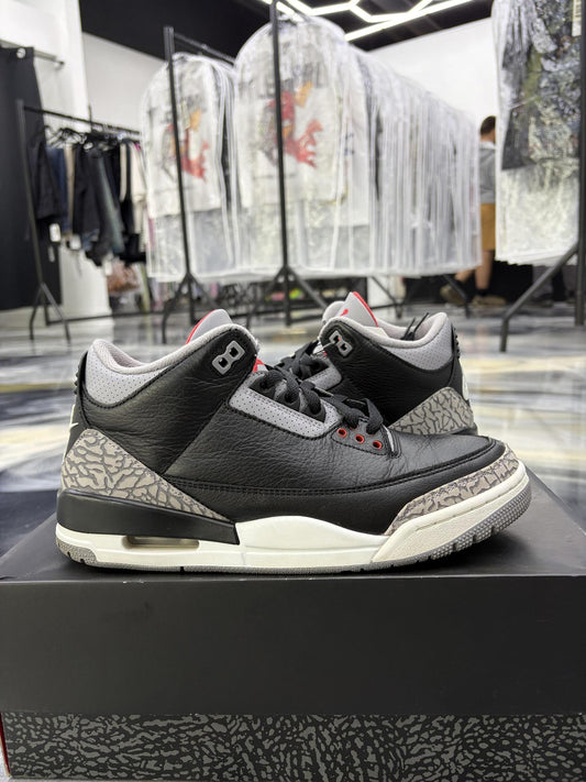 Jordan 3 "Black Cement" Used Size 8.5