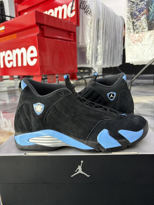 Jordan 14 "University Blue" Used Size 10.5
