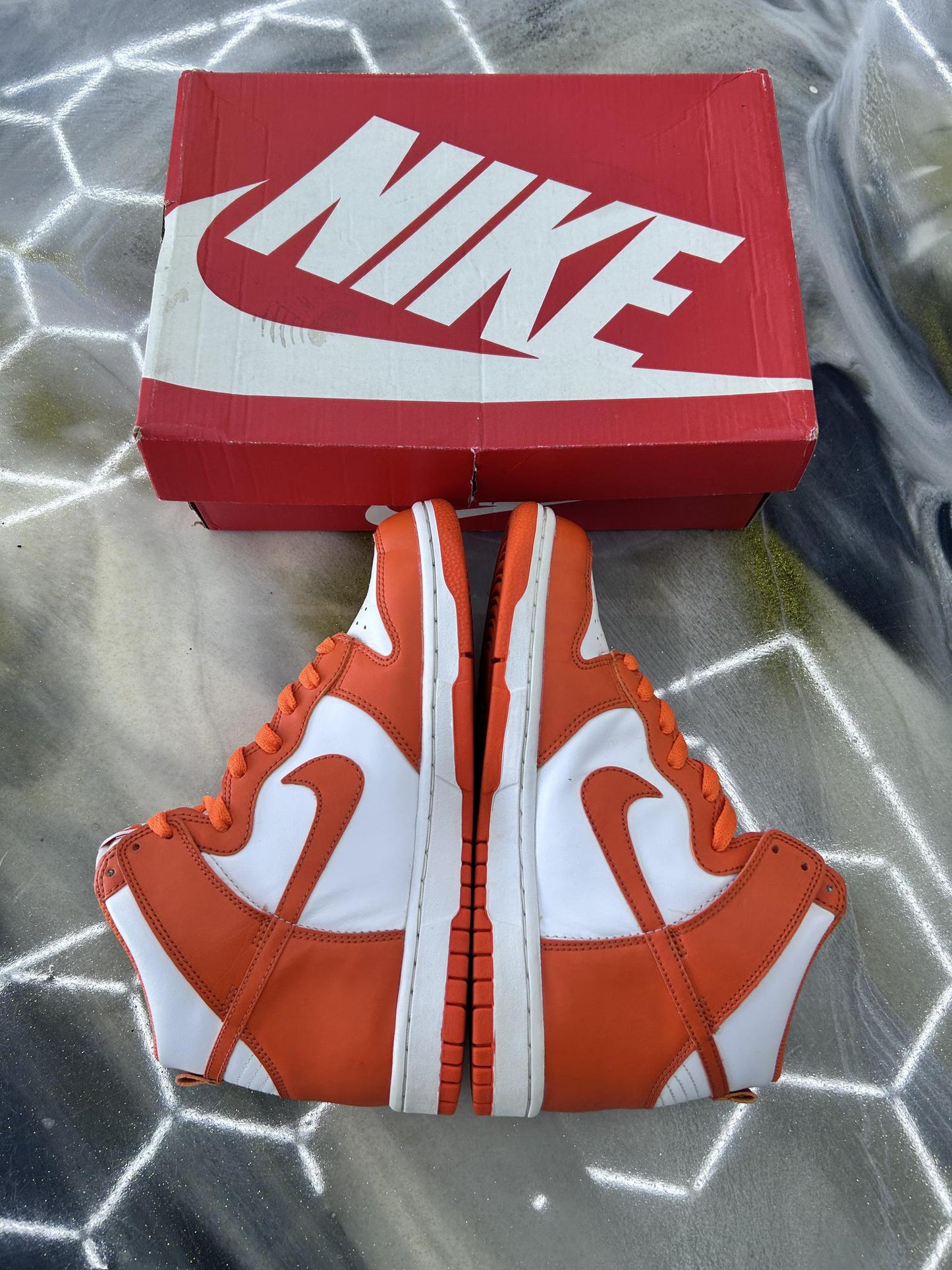 Nike Dunk High "Syracuse" Used Size 6.5Y/8W
